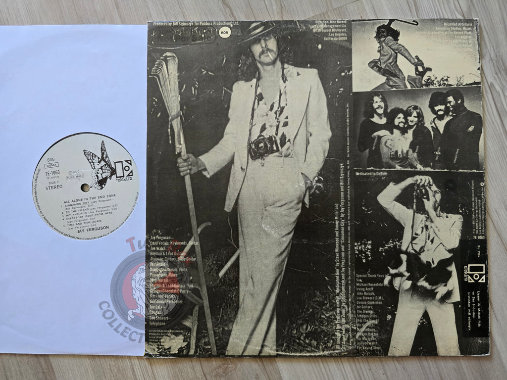 Jay Ferguson – All Alone In The End Zone Turkish Pressing Vinyl Turkey Edition