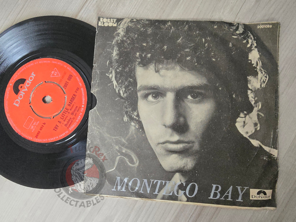 Bobby Bloom – Montego Bay 7" Turkish Pressing Vinyl Turkey Edition