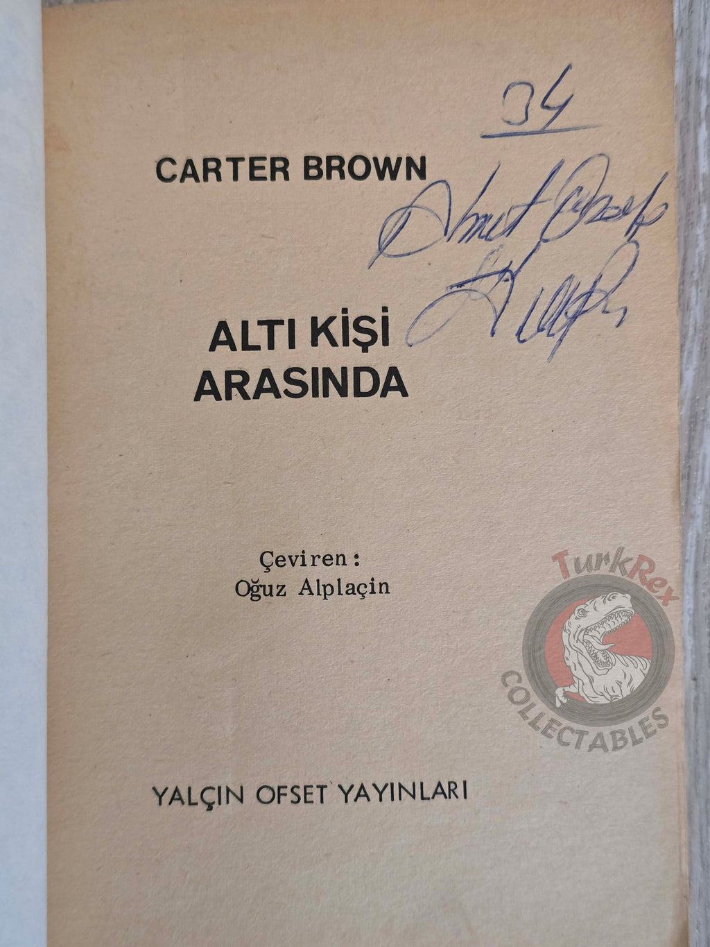Carter Brown – The Sometime Wife 1975 1st Turkish Book Turkey
