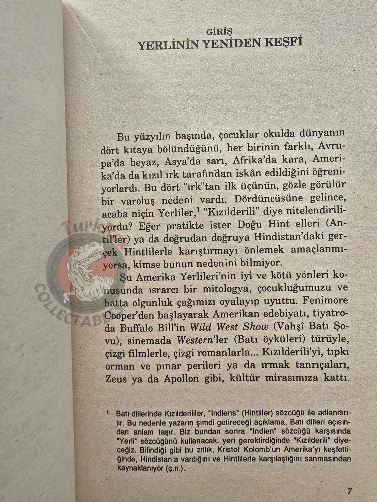 Claude Fohlen – The North American Indians 1993 1st Turkish Book Turkey