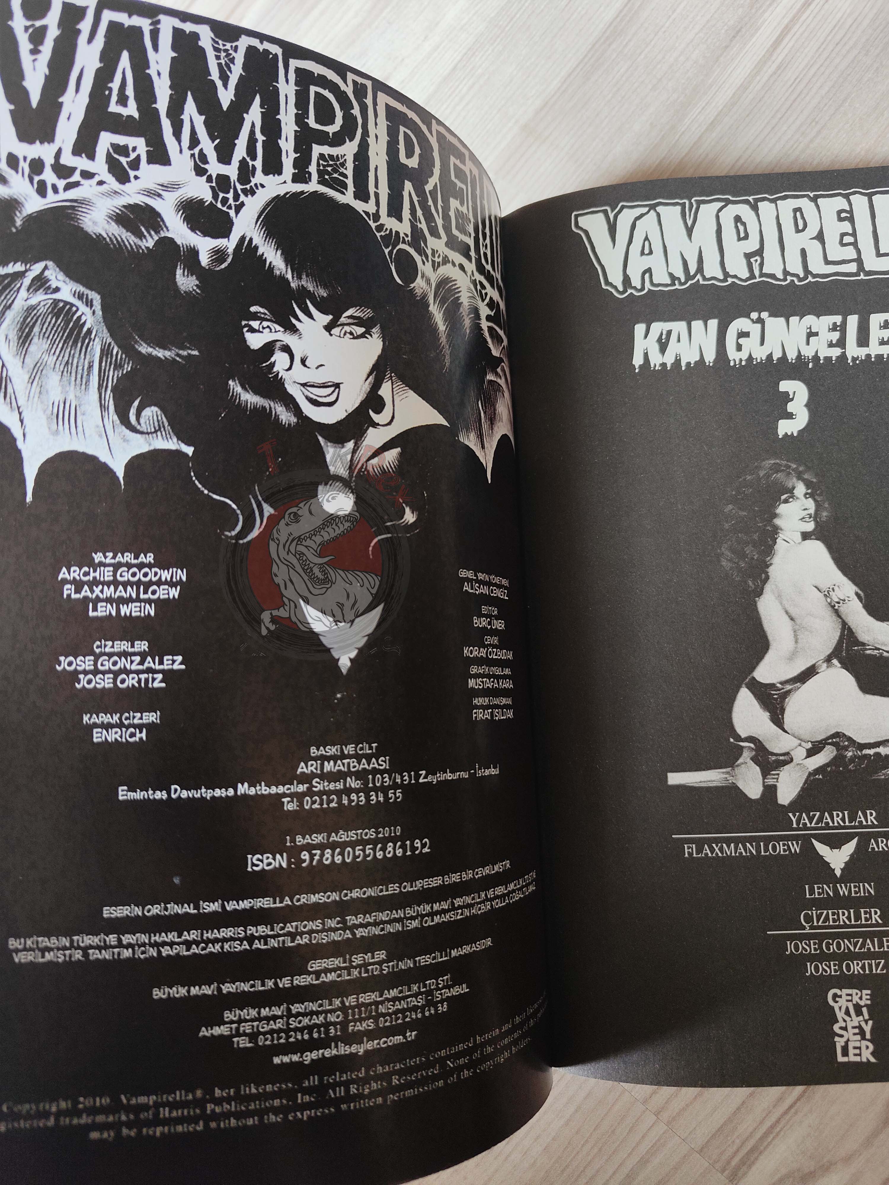 Vampirella Crimson Chronicles #3 2010 Turkish Comic Turkey Enrich