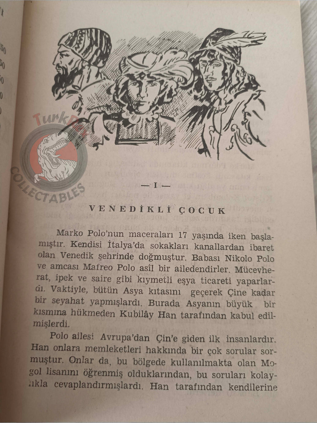 Richard J. Walsh – The Adventures of Marco Polo 1970 Turkish Book Turkey Illustrated