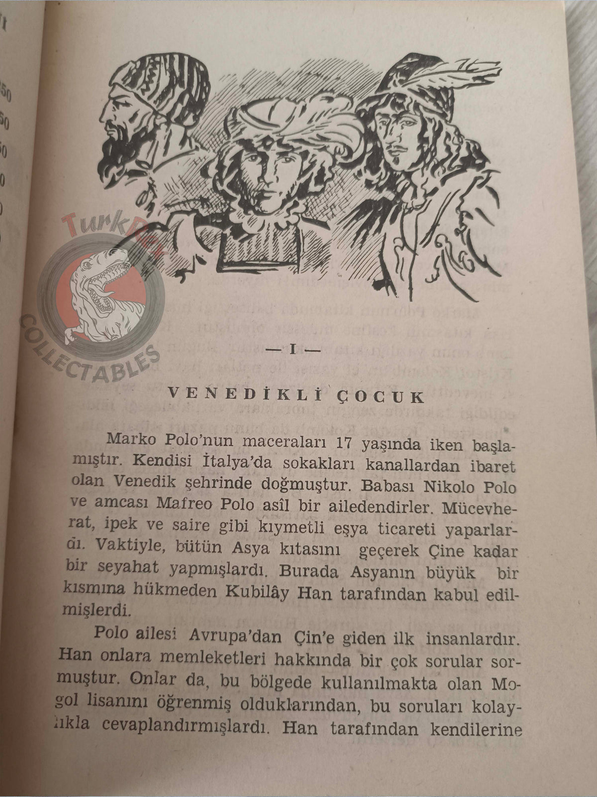 Richard J. Walsh – The Adventures of Marco Polo 1970 Turkish Book Turkey Illustrated