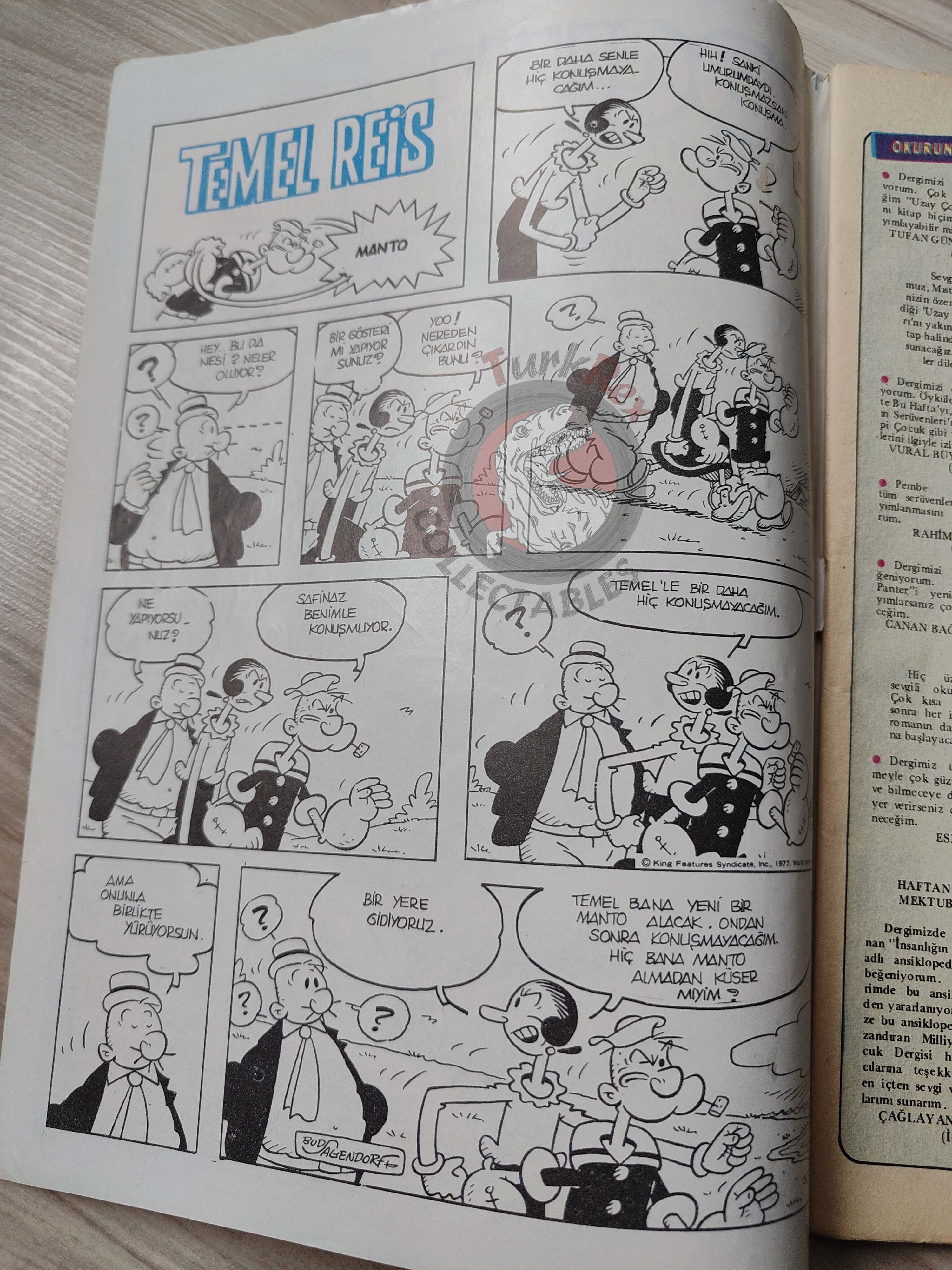 Milliyet Çocuk #47 1979 Turkish Comic Turkey Joyas Literarias Juveniles #132 Frederick Marryat