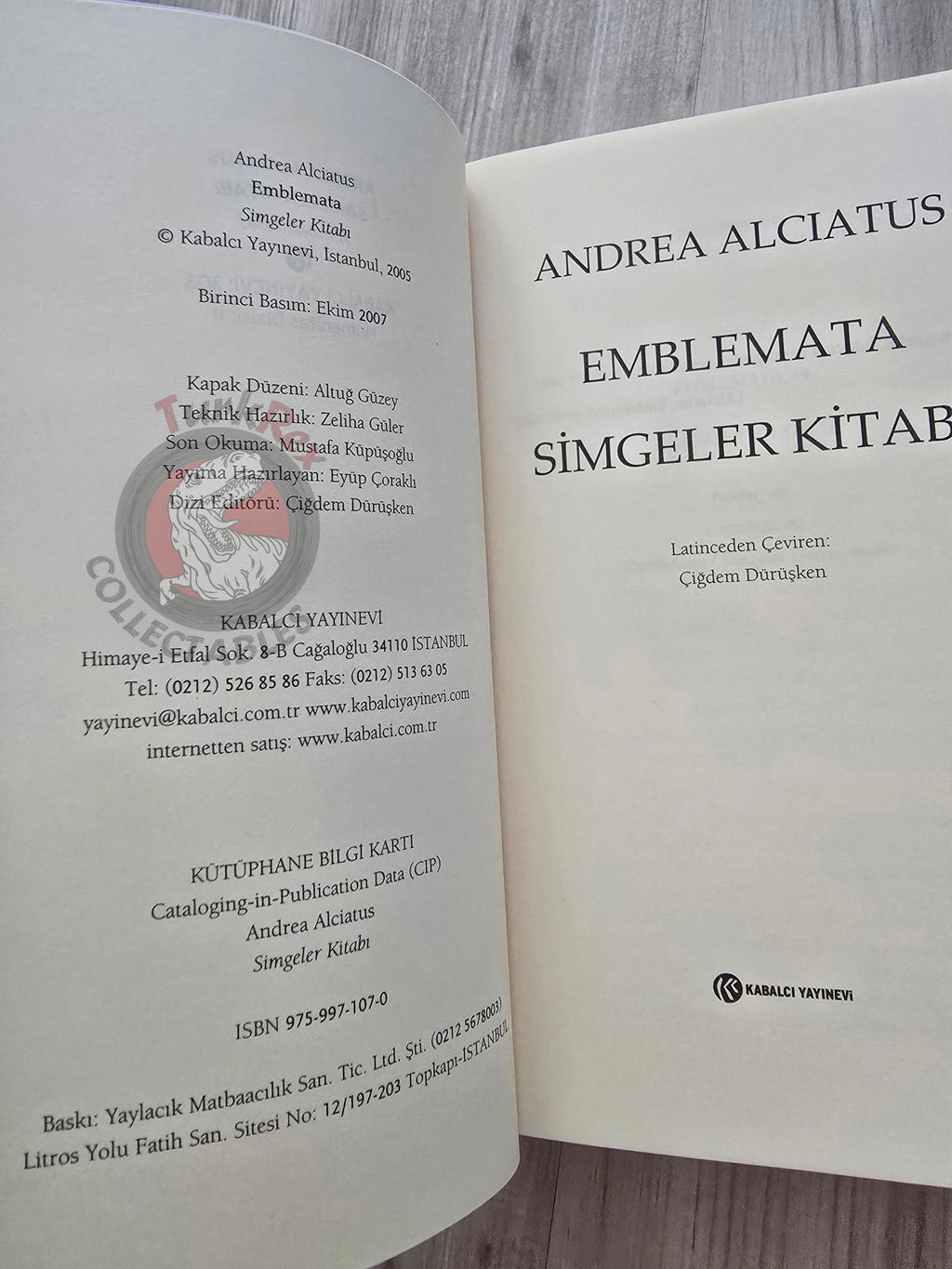 The Book of Emblems Andrea Alciatus Emblemata 2007 Turkish Book Turkey