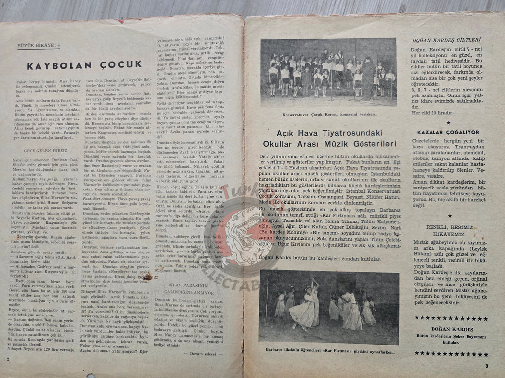 Doğan Kardeş 1952 Magazine #300 Turkish Comic Turkey