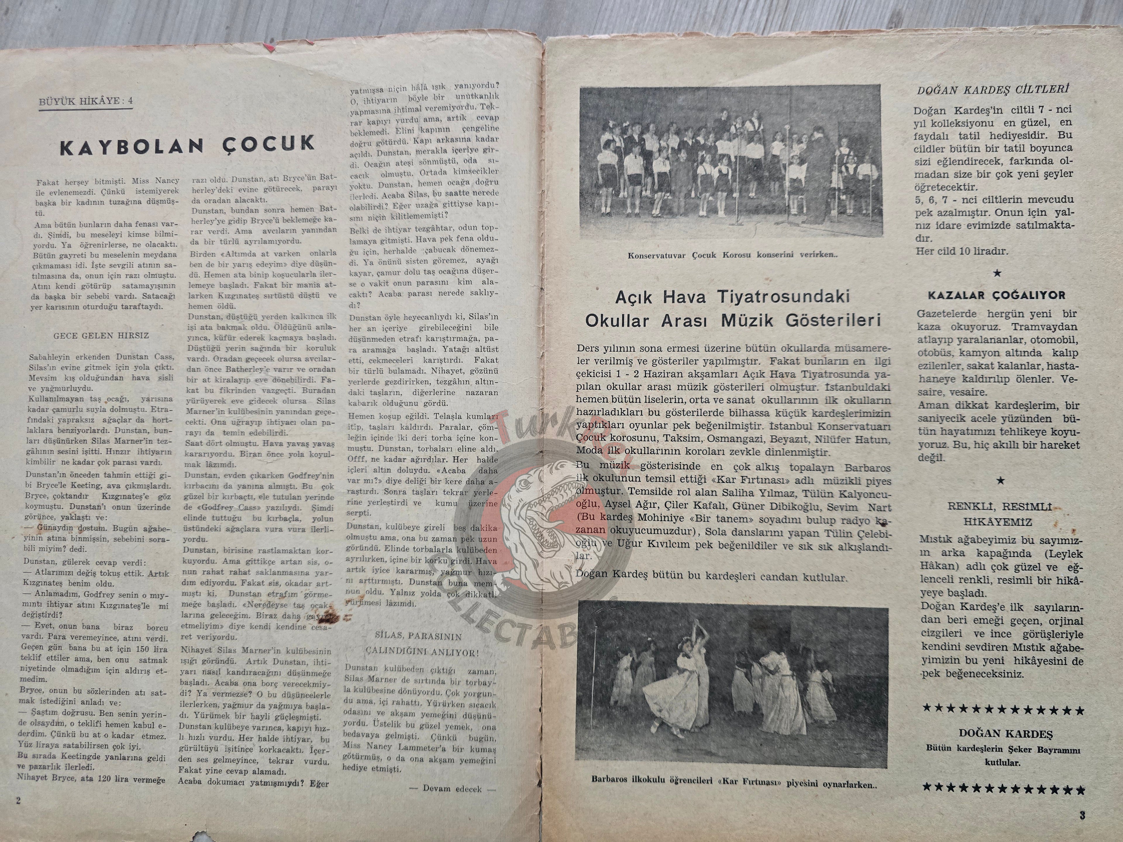 Doğan Kardeş 1952 Magazine #300 Turkish Comic Turkey