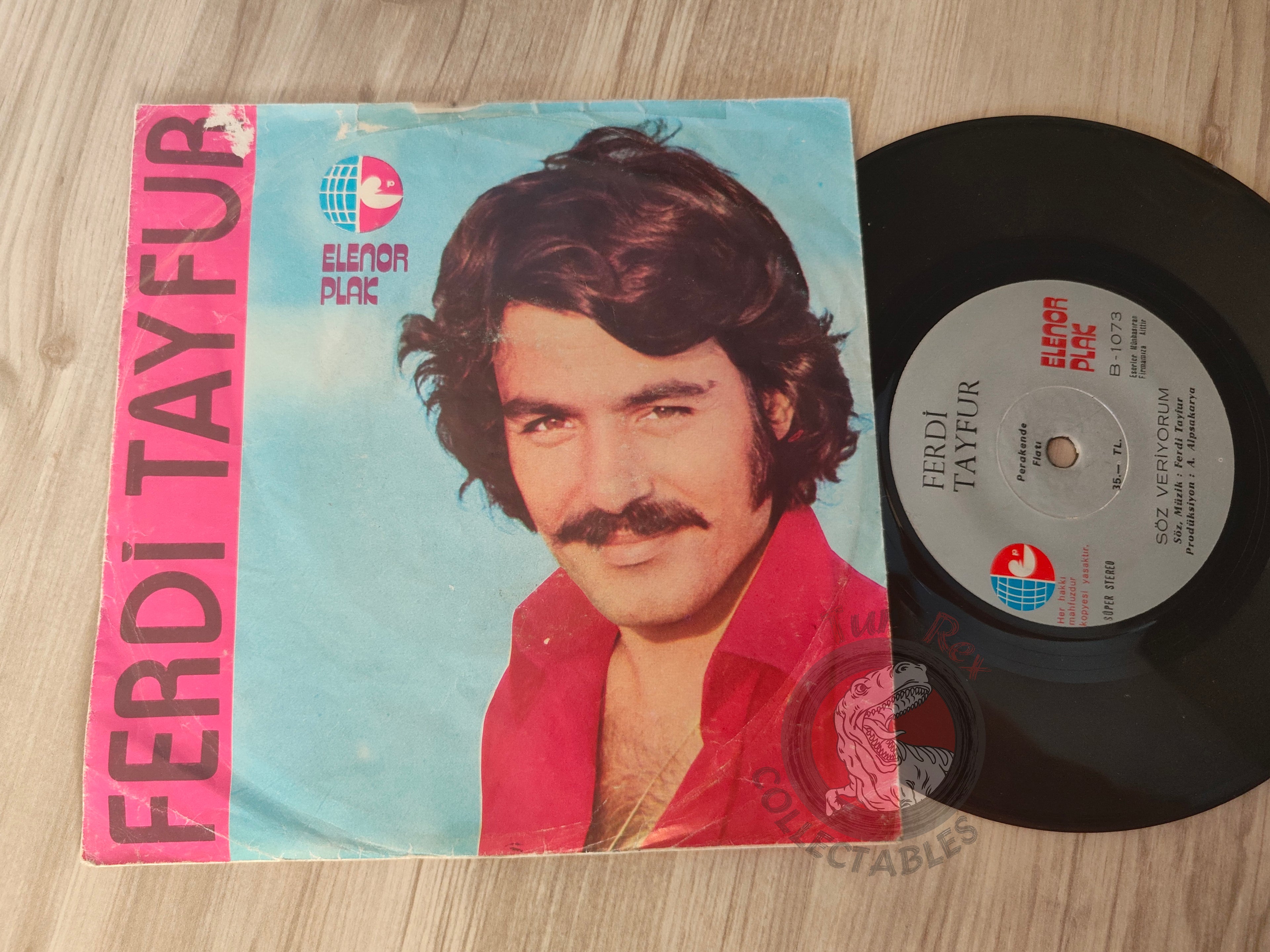 Ferdi Tayfur – Merak Etme Sen 7" Turkish Pressing Vinyl Turkey Edition