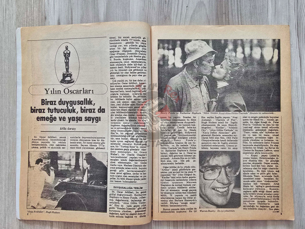 Milliyet Sanat Magazin 1982 Mephisto and the Year’s OscarsTurkish Mag Turkey Hendrik Höfgen Carl Orff