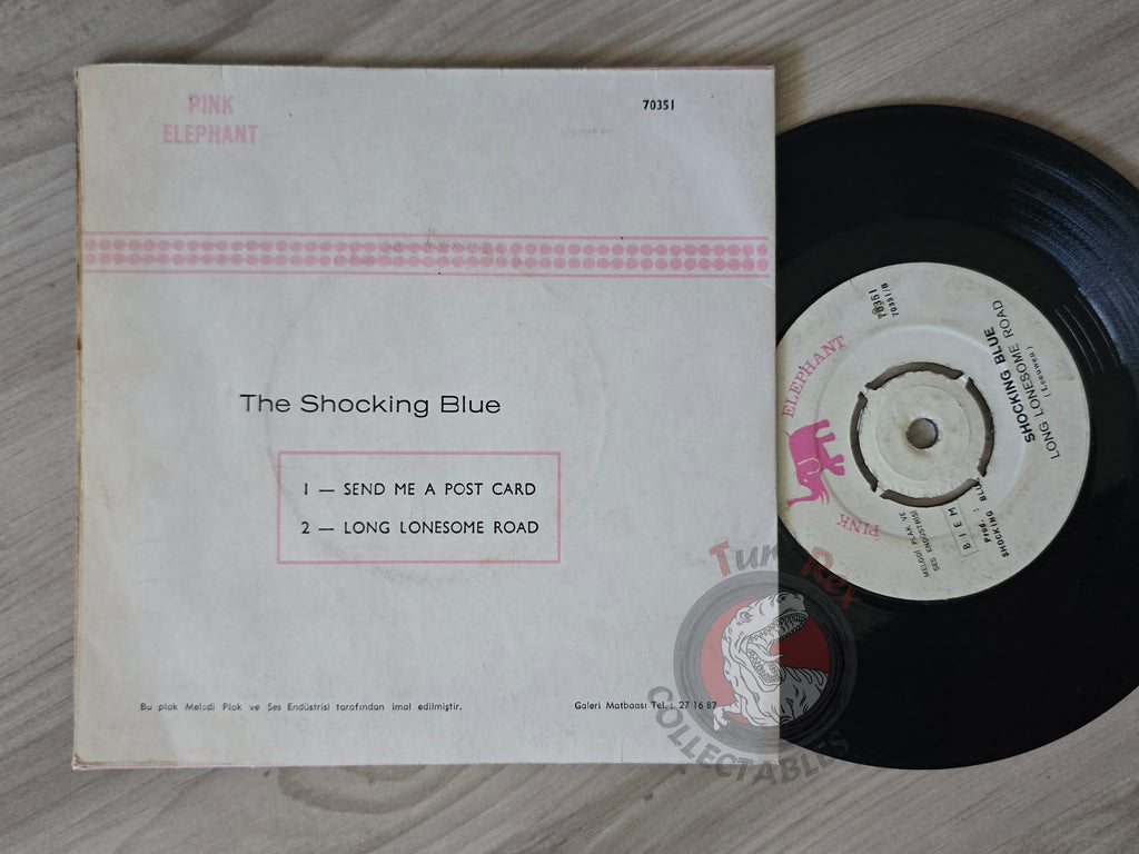 Shocking Blue – Send Me A Post Card 7" Turkish Pressing Vinyl Turkey Edition 1