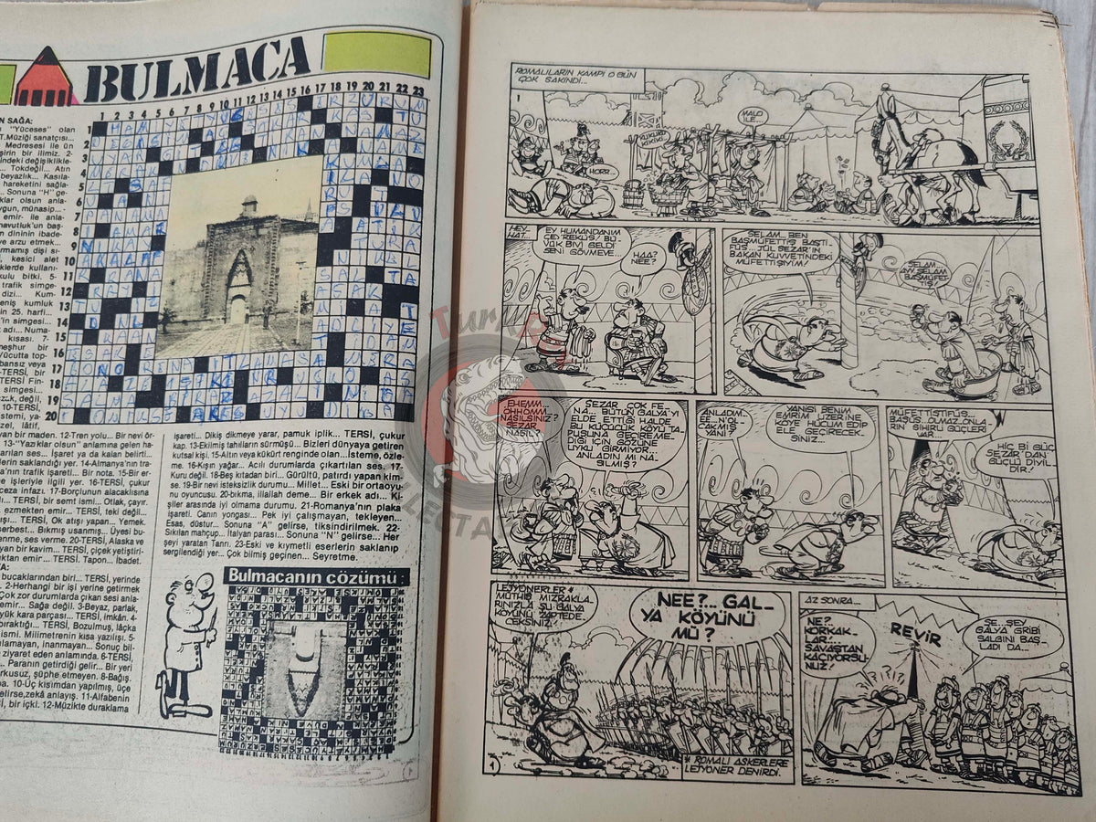 Asterix – Asterix and the Banquet 80s Turkish Edition Comic Turkey