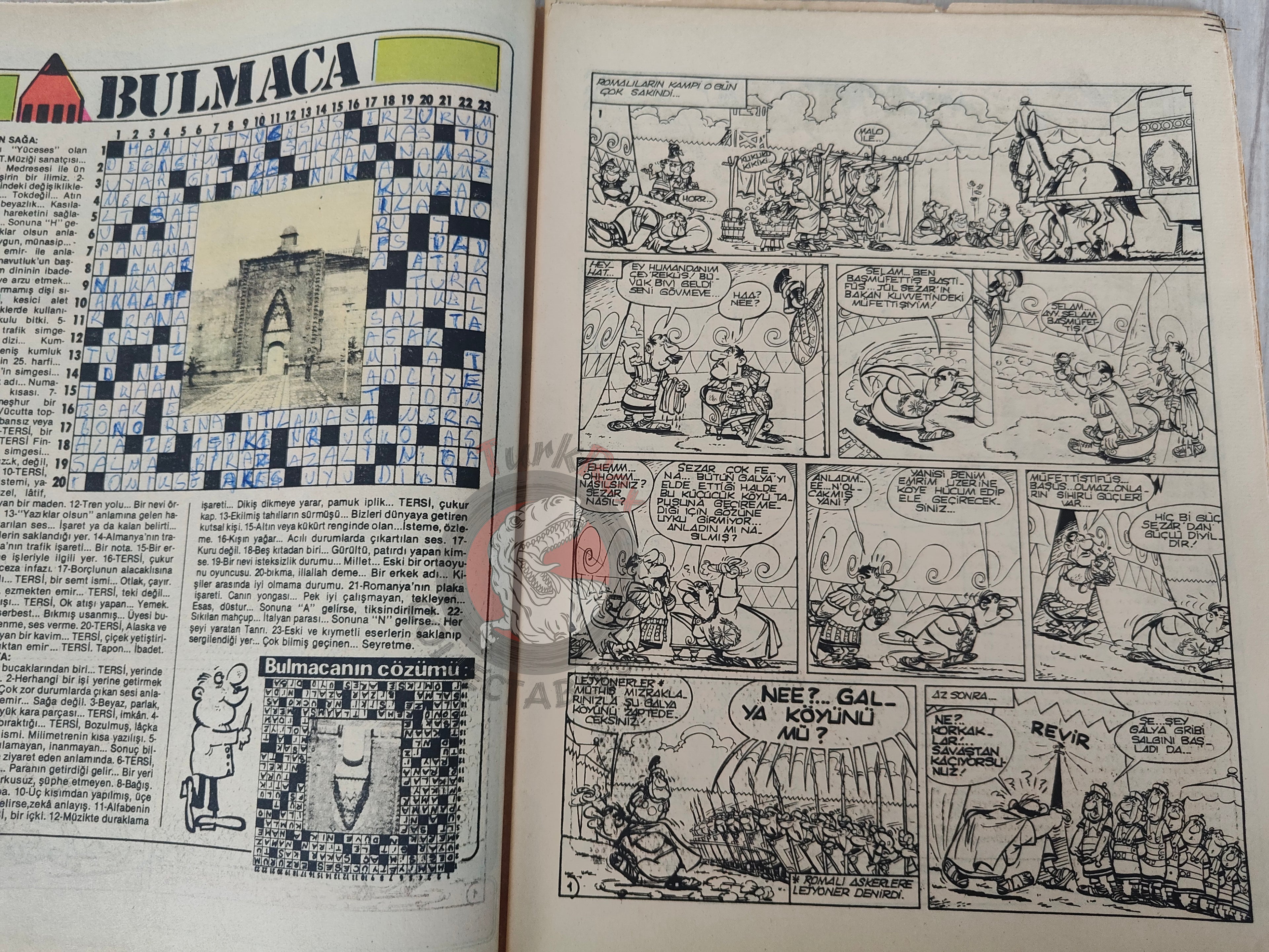 Asterix – Asterix and the Banquet 80s Turkish Edition Comic Turkey