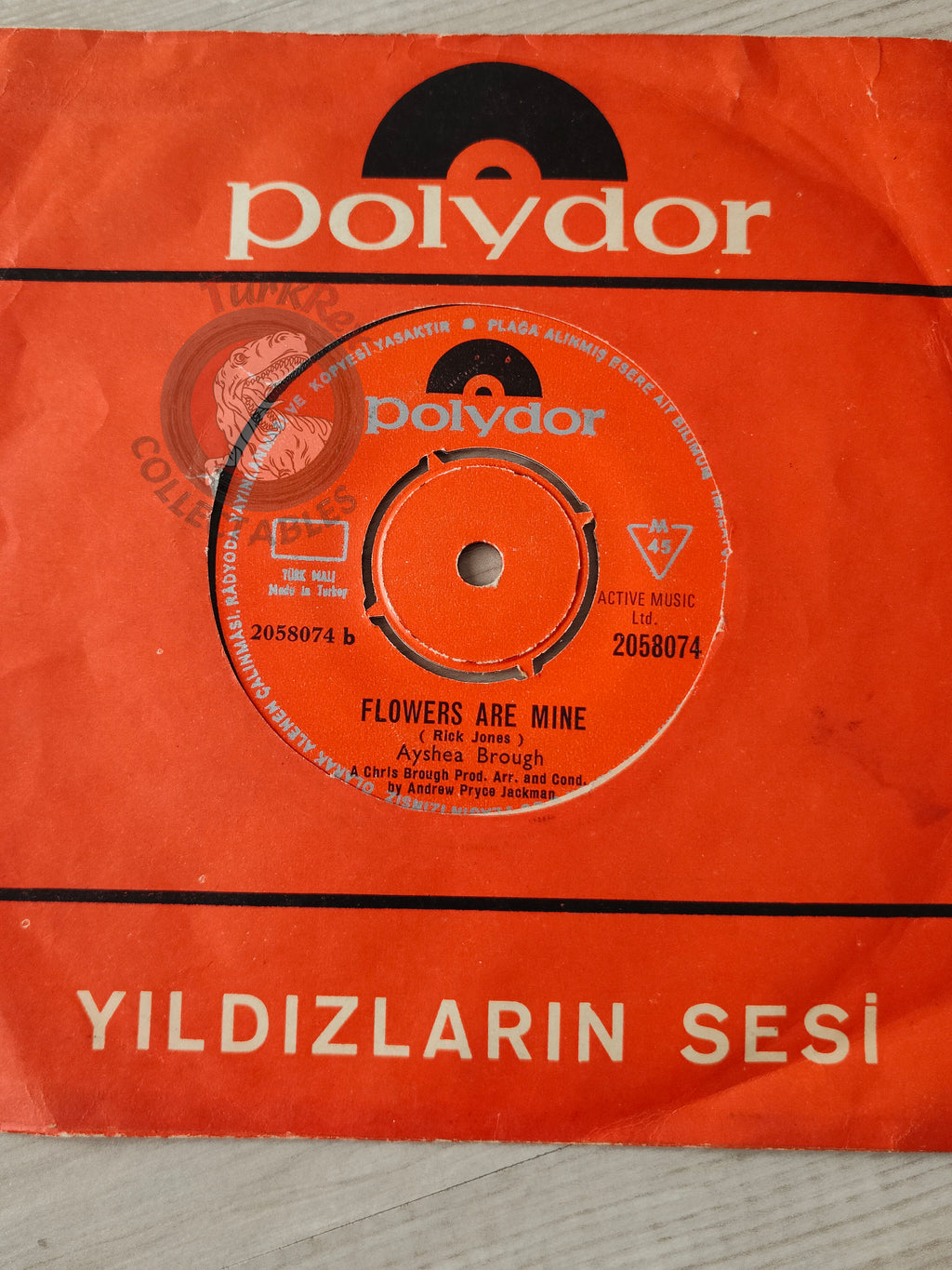 Ayshea Brough – Who's Gonna Rescue Jesus? 7" Turkish Pressing Vinyl Turkey Edition