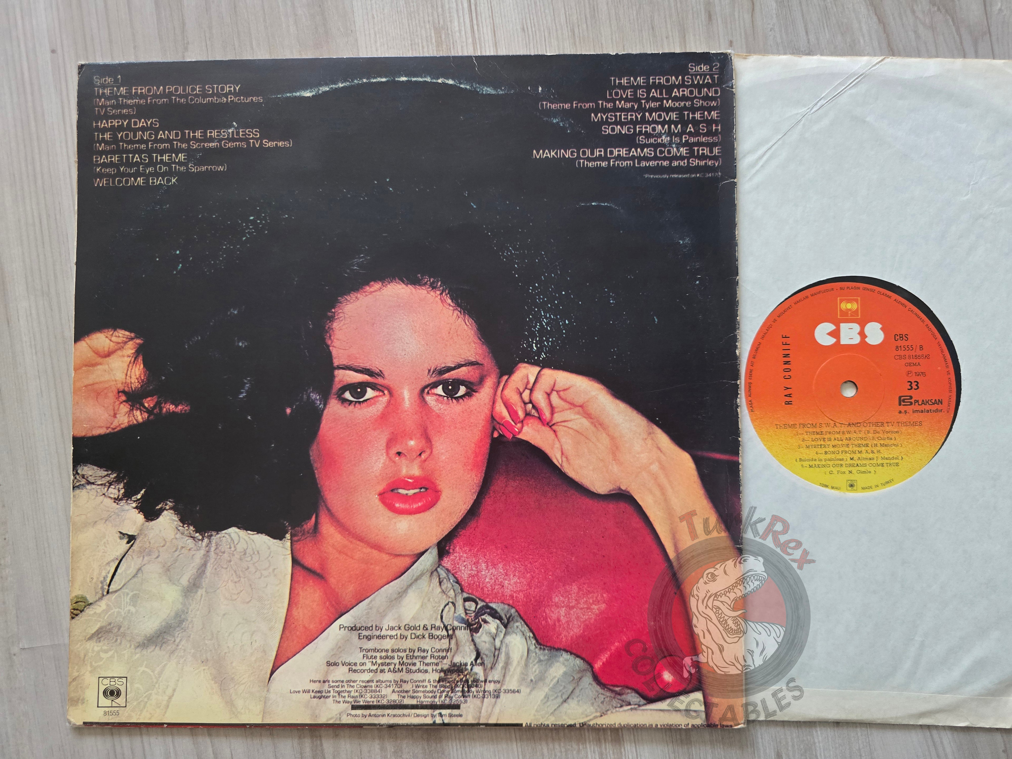 Ray Conniff – Theme From S.W.A.T. And Other TV Themes  Turkish Pressing Vinyl Turkey Edition