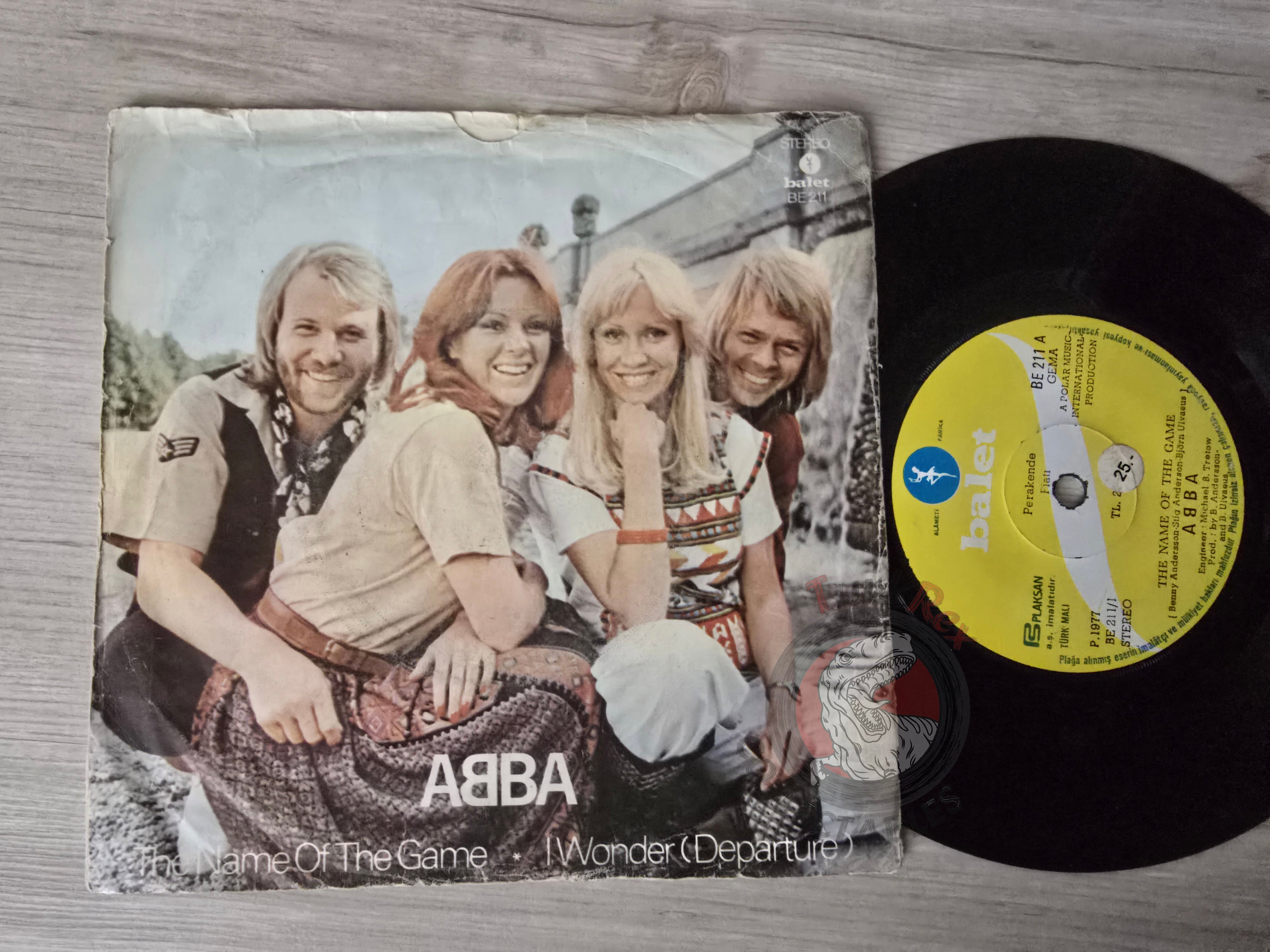 ABBA – The Name Of The Game 7" Turkish Pressing Vinyl Turkey Edition