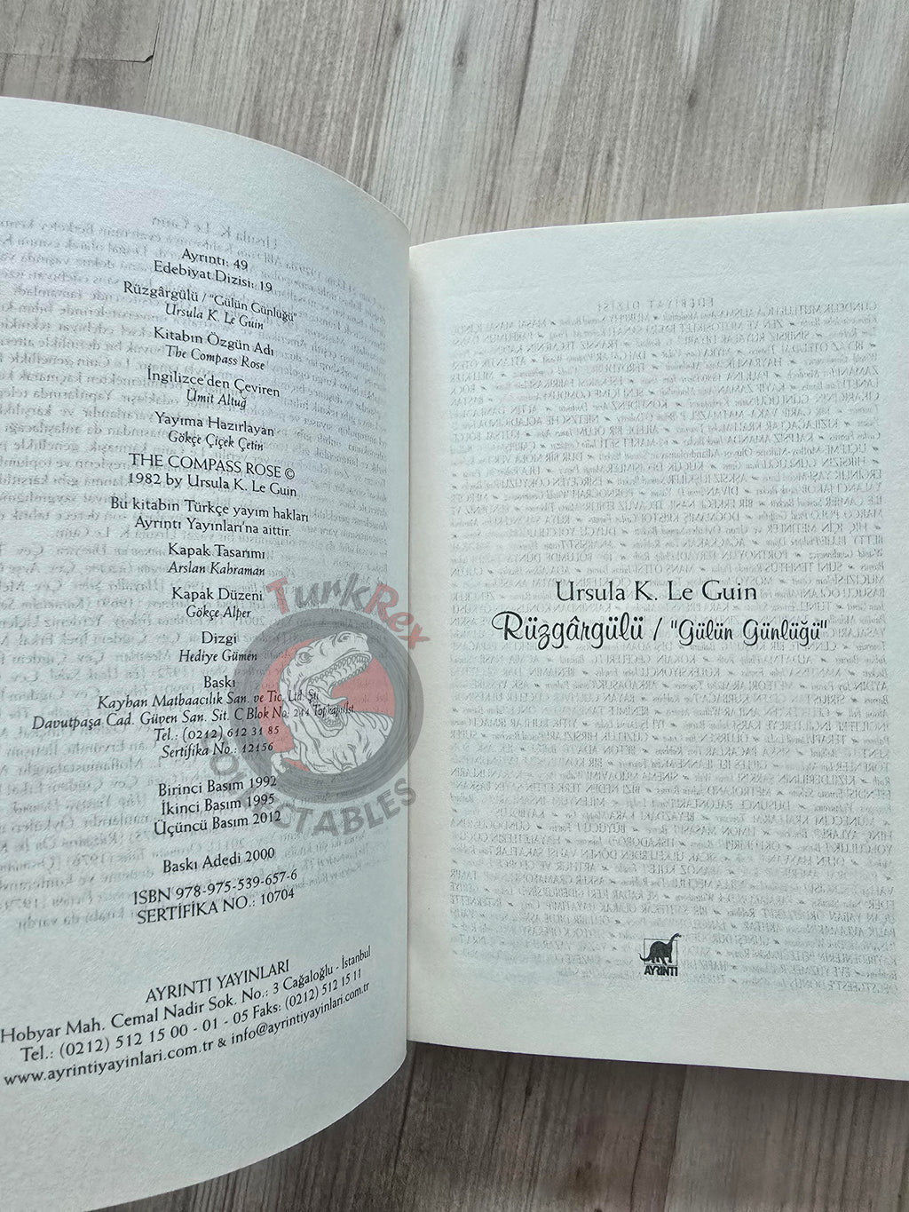 Ursula K. Le Guin – The Compass Rose 2012 Turkish Book Turkey