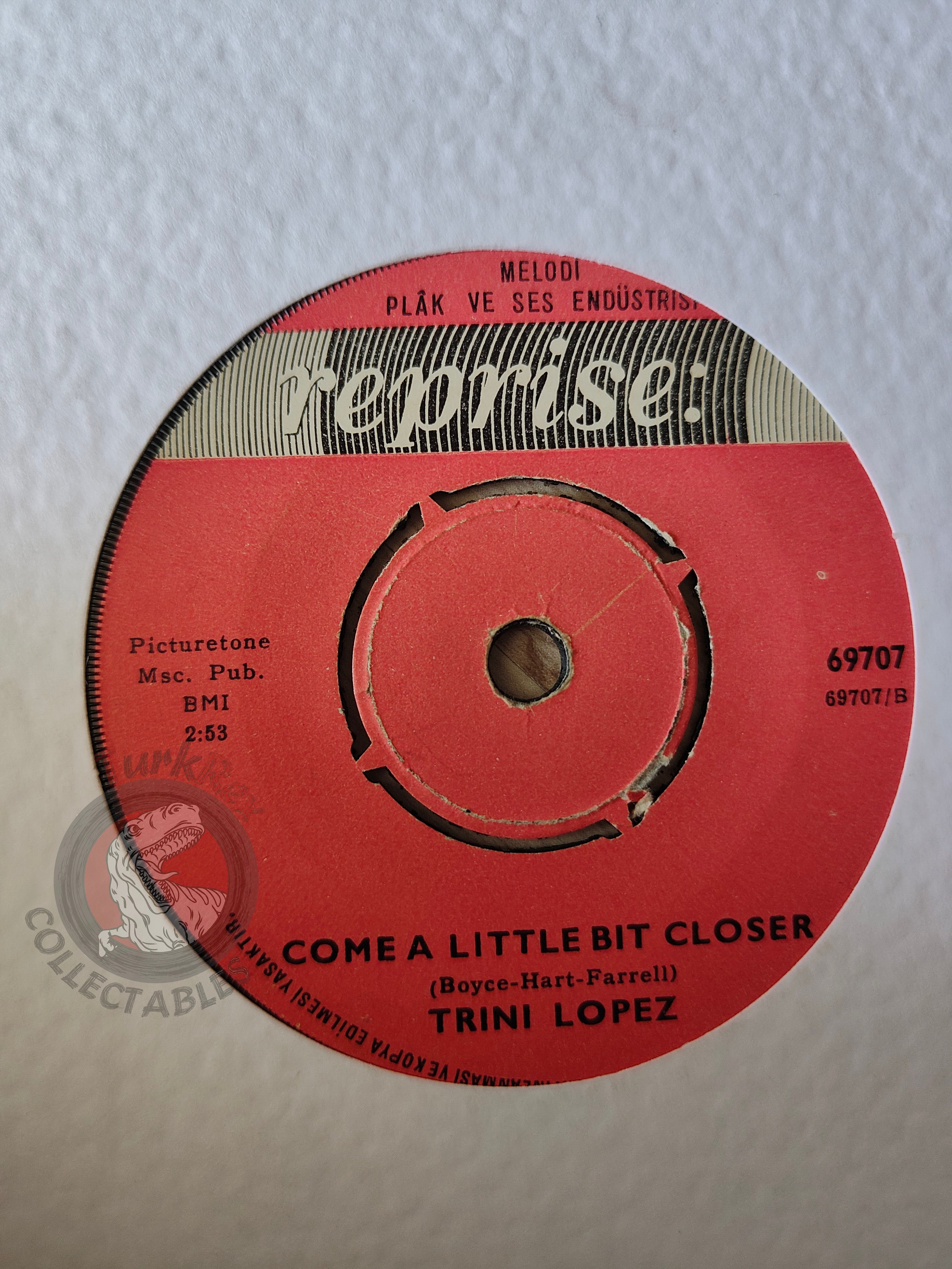 Trini Lopez – Don't Let The Sun Catch You Cryin' 7" Turkish Pressing Vinyl Turkey Edition 2
