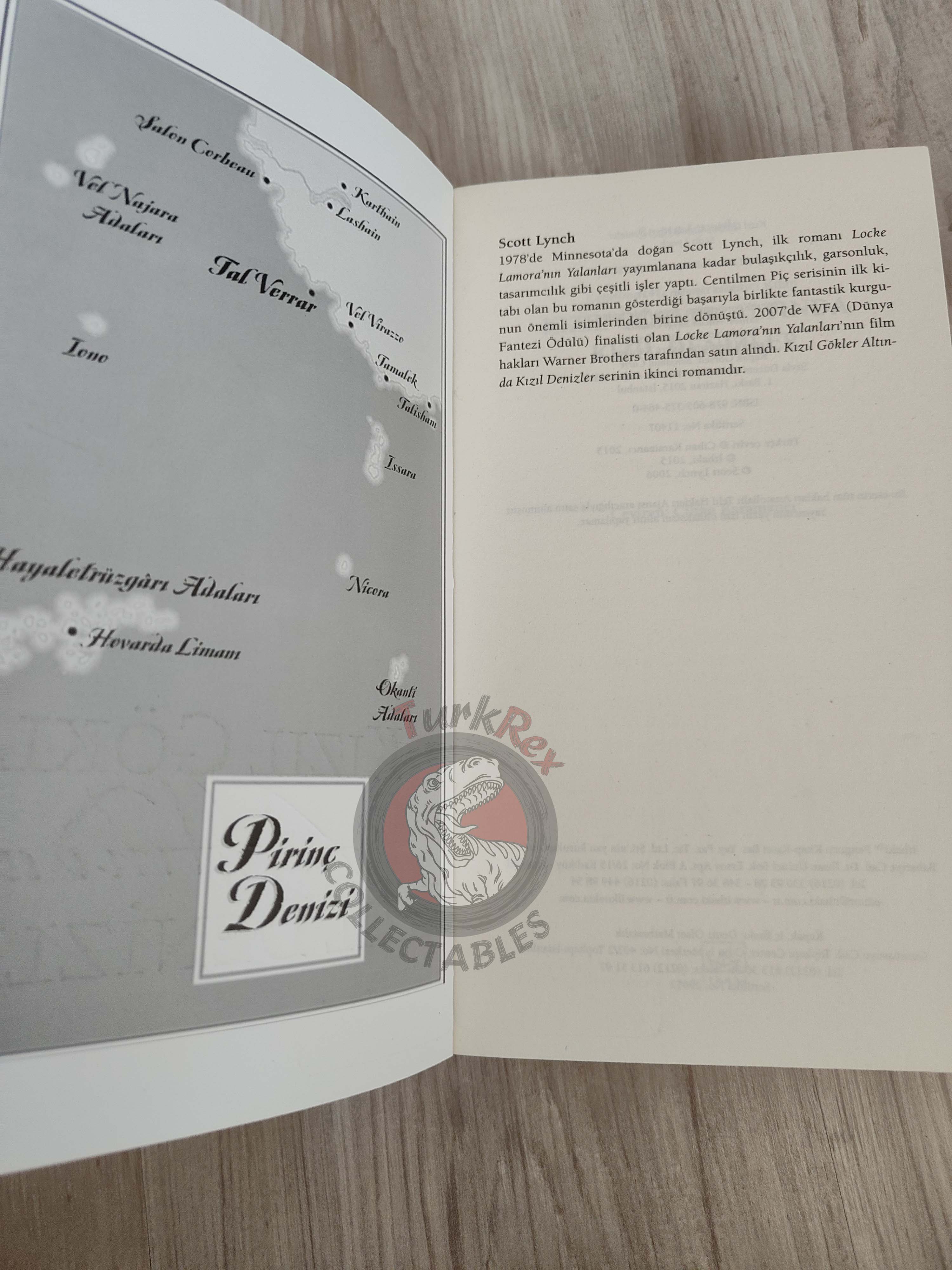 Scott Lynch – Red Seas Under Red Skies 2015 1st Turkish Book Turkey Gentleman Bastard
