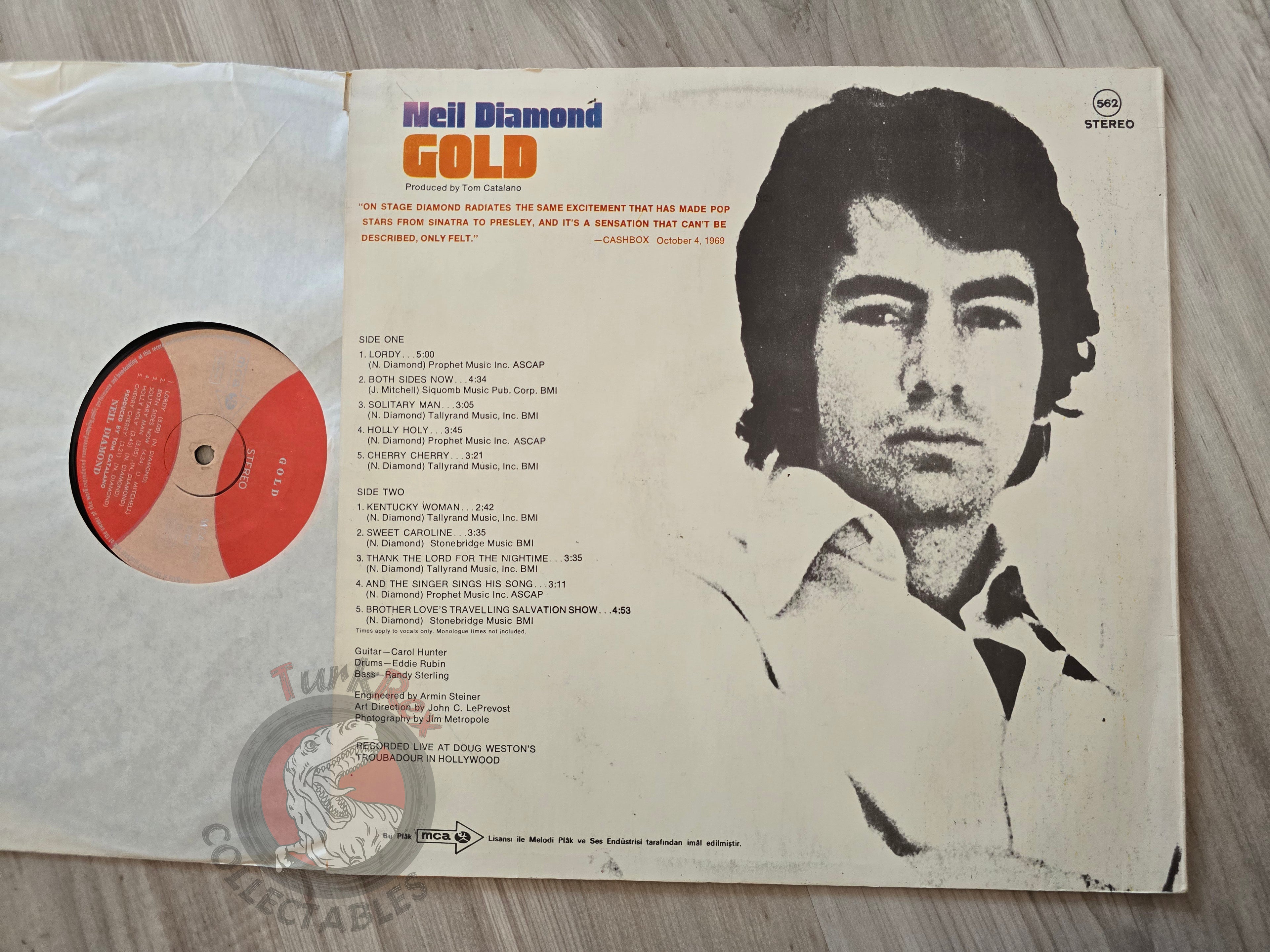 Neil Diamond – Gold Turkish Pressing Vinyl Turkey Edition