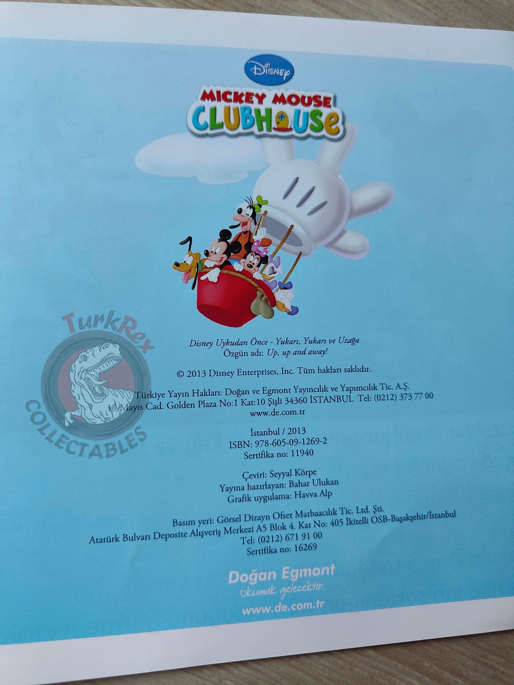 Mickey Mouse Clubhouse. Up, Up, and Away! – Walt Disney 2013 Turkish Book Turkey Illustrated