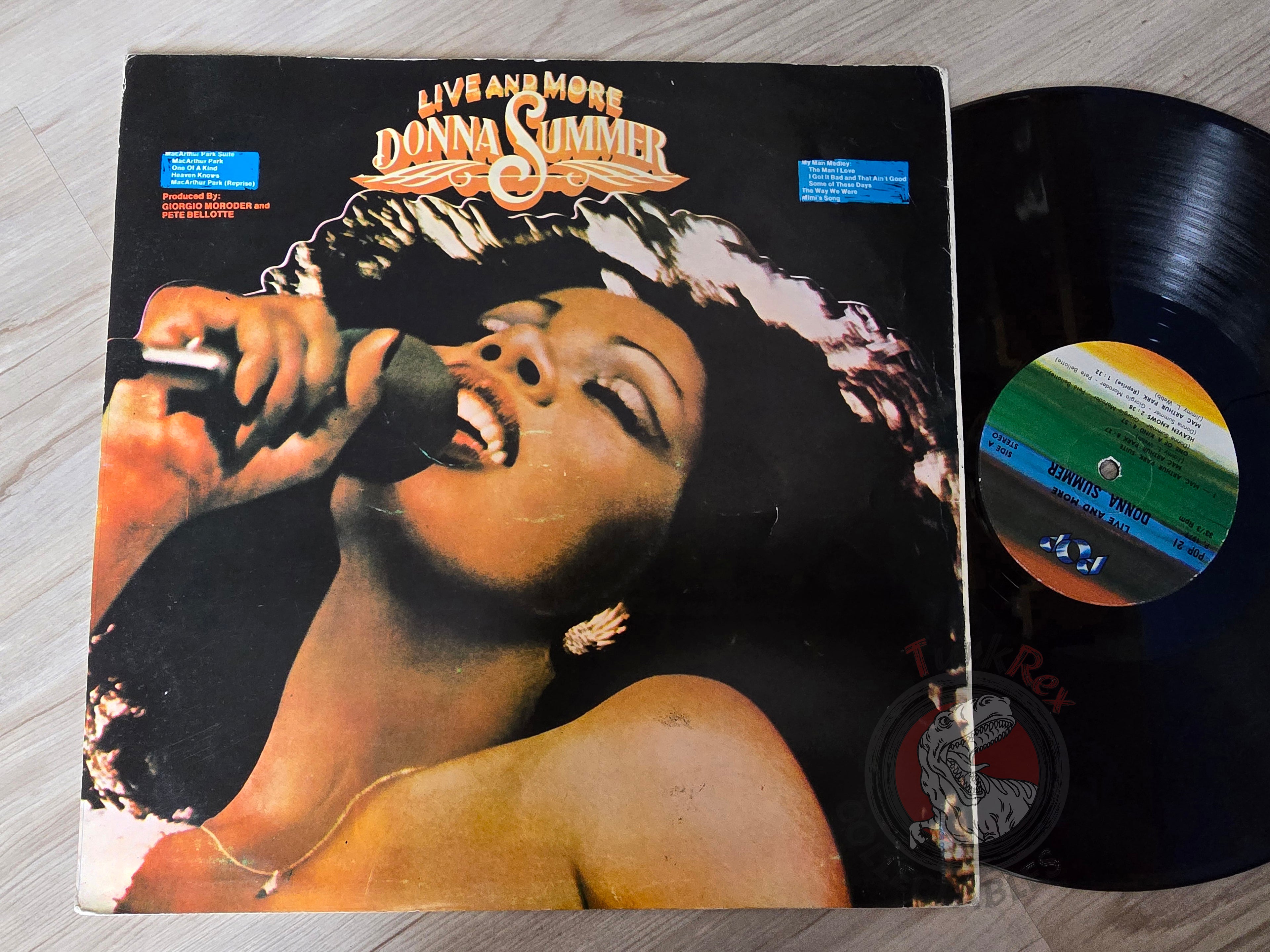 Donna Summer – Live And More Turkish Pressing Vinyl Turkey Edition