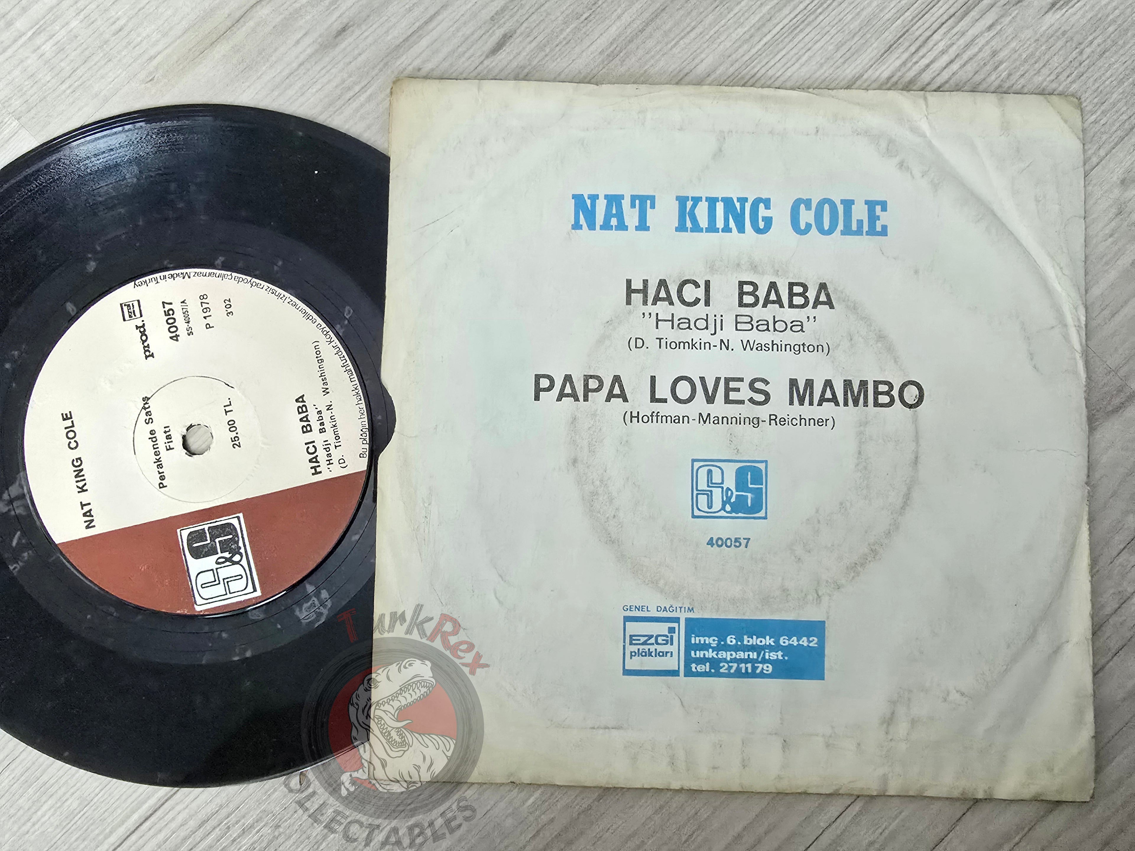 Nat King Cole – Hacı (Hadji) Baba Turkish Pressing Vinyl Turkey Edition