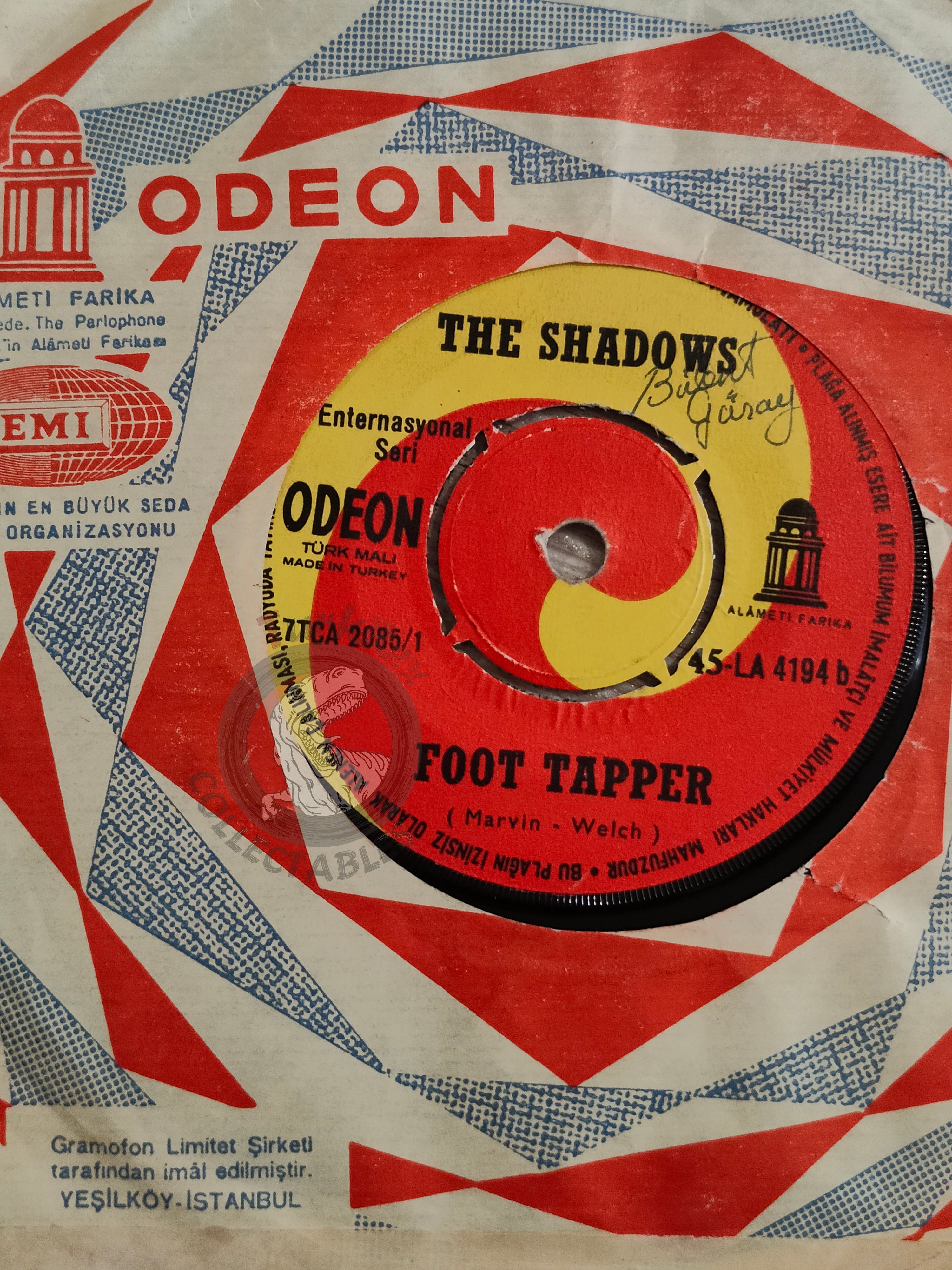 The Shadows – Shazam 7" Turkish Pressing Vinyl Turkey Edition