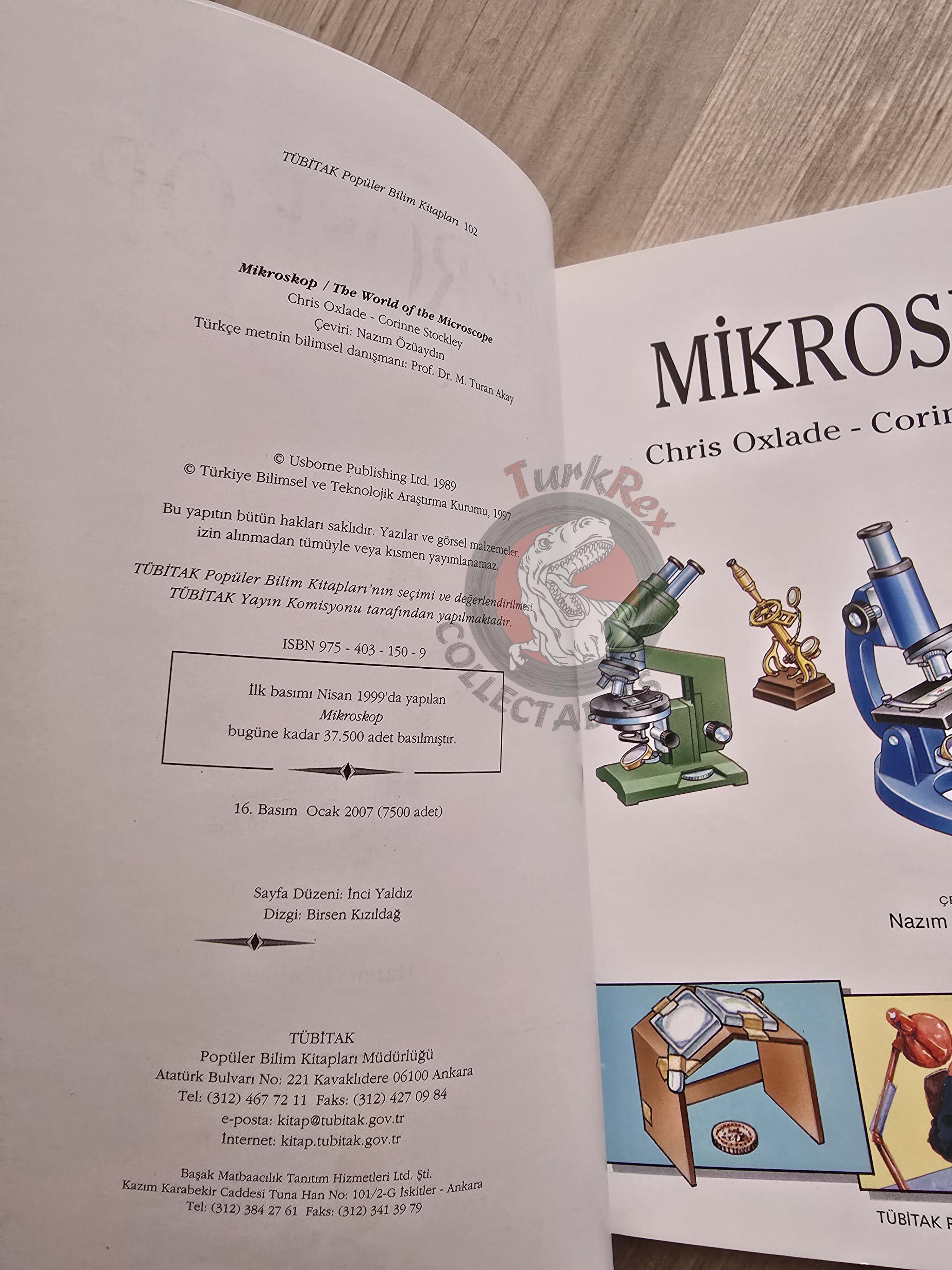 Chris Oxlade & Corinne Stockley – The World Of The Microscope 2007 Turkish Book Turkey