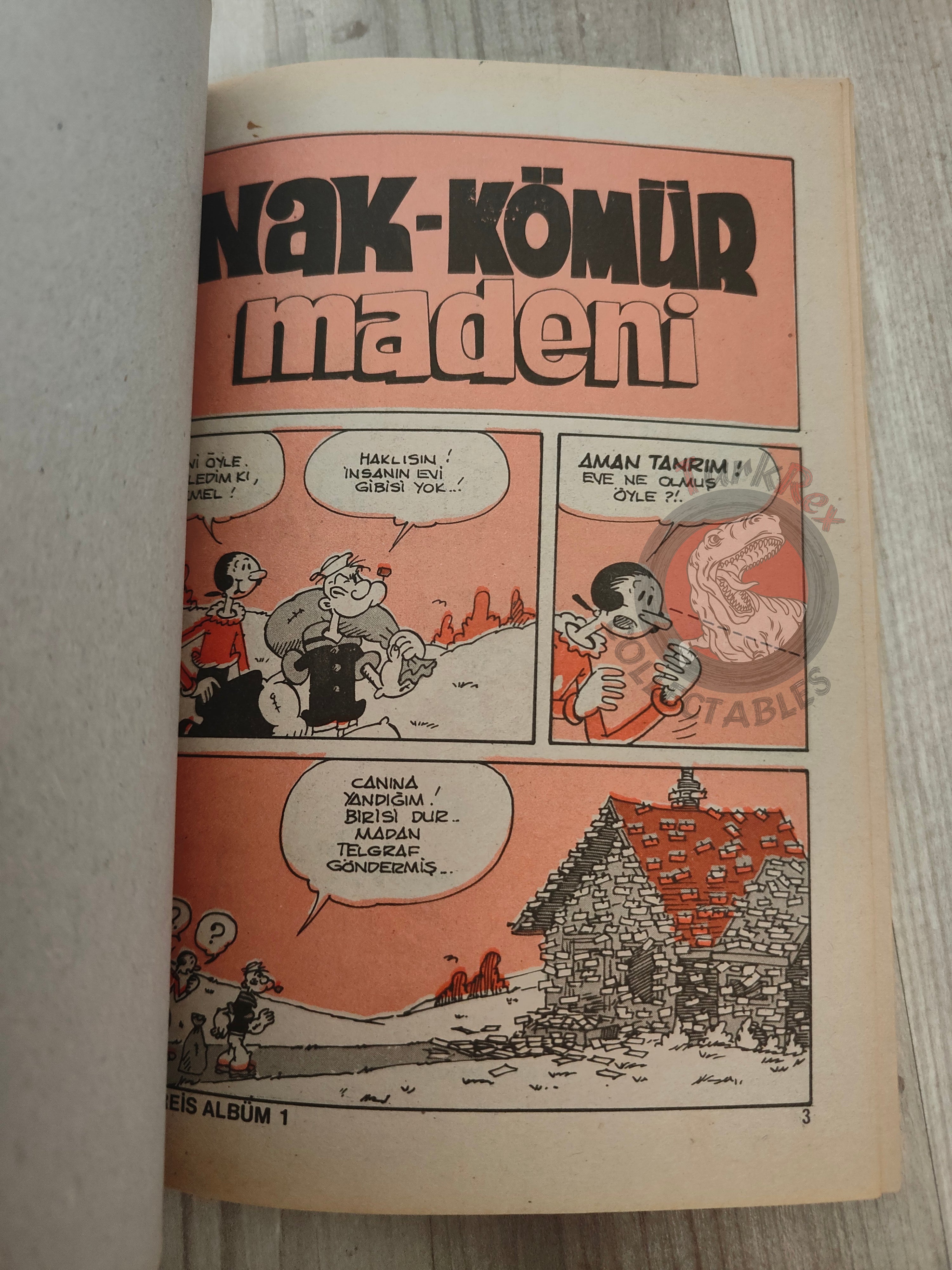 Popeye the Sailor Man #1 late 1980s Turkish Comic Turkey Agepresse
