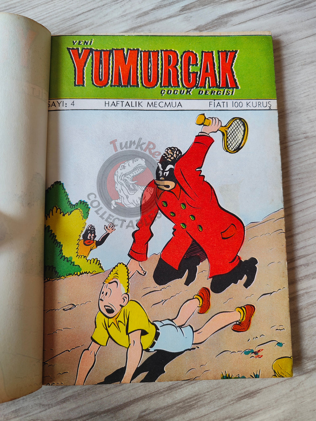 Blondin et Cirage - Le nègre blanc 1970 Turkish Comic Turkey Jijé Yumurcak Mag #2
