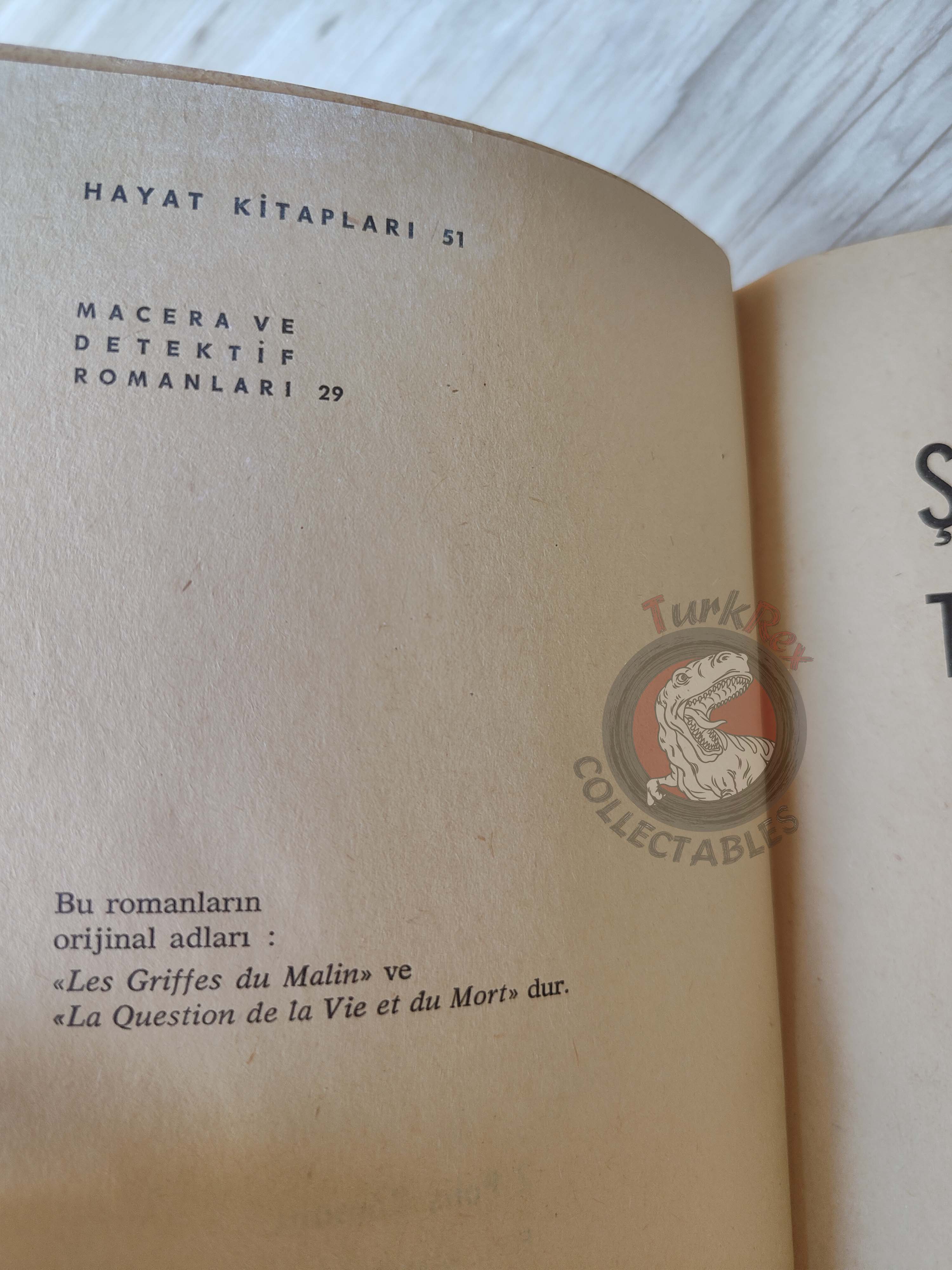 Georges Simenon – Les Griffes du Malin 1967 1st Turkish Book Turkey
