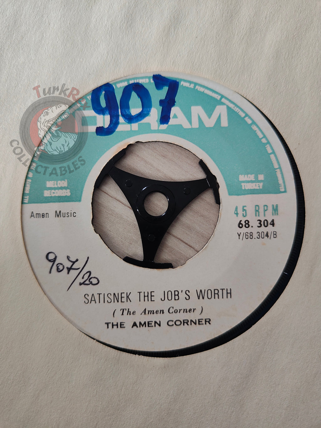 The Amen Corner – Bend Me Shape Me 7" Turkish Pressing Vinyl Turkey Edition