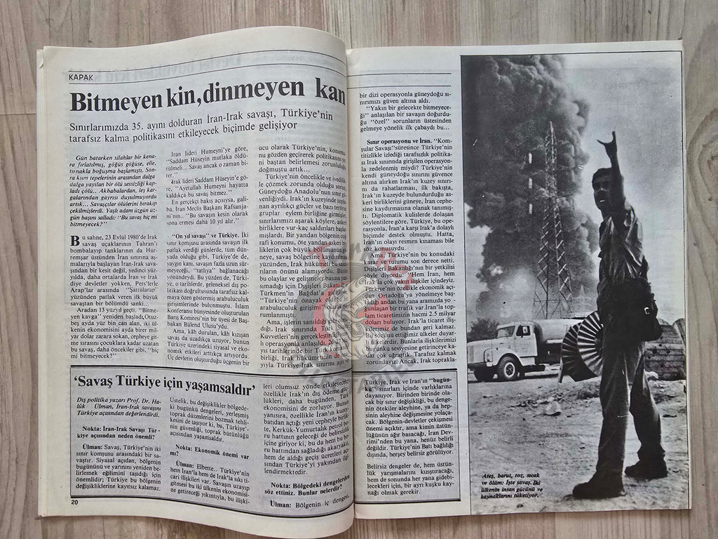Nokta 1983 Iran–Iraq War Turkish Magazine Turkey Saddam Hussein Ayatollah Khomeini Guatemala