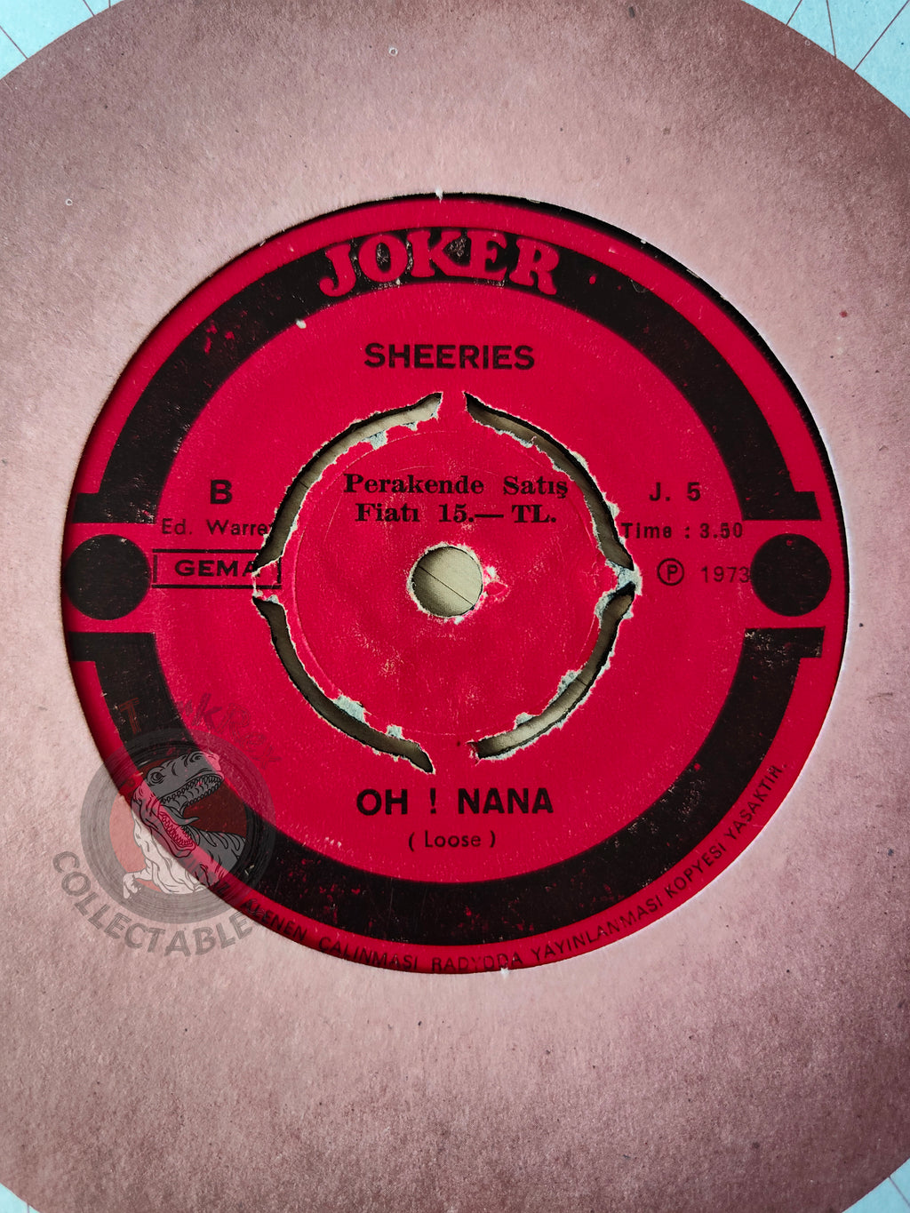 Sherries & Ireen Sheer – Goodbye Mama 7" Turkish Pressing Vinyl Turkey Edition 1