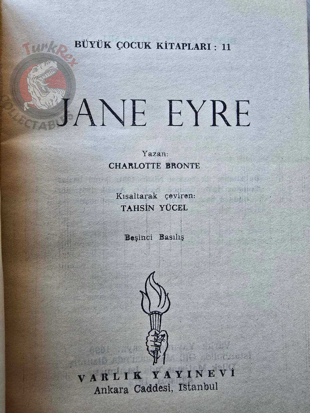 Charlotte Brontë – Jane Eyre 1972 Turkish Book Turkey Illustrated Maurice Toussaint