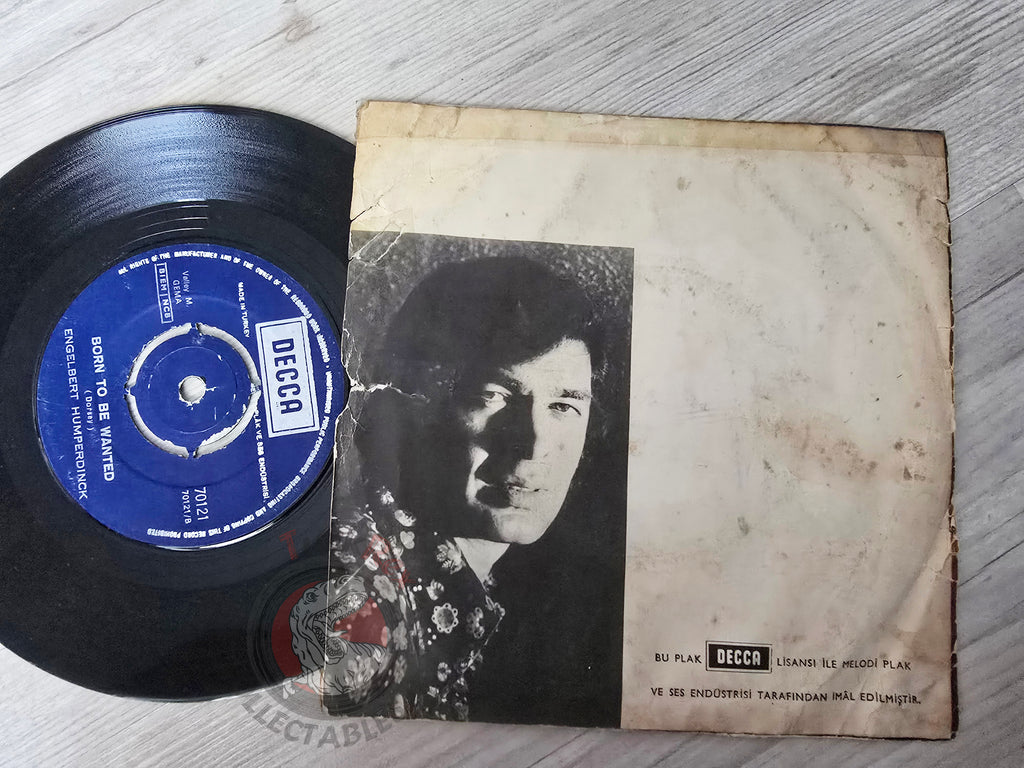 Engelbert Humperdinck – Sweetheart 7" Turkish Pressing Vinyl Turkey Edition