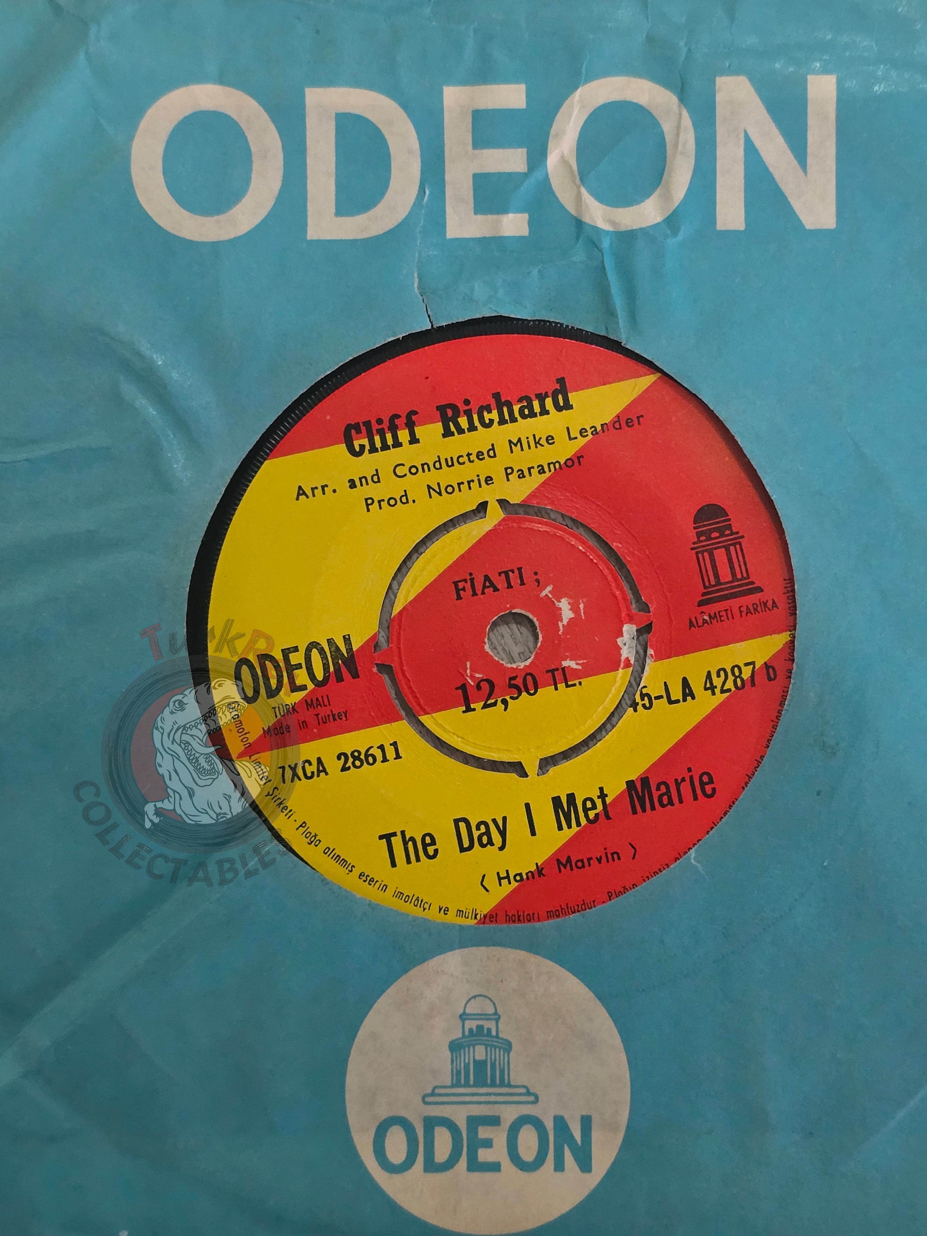 Cliff Richard – All My Love 7" Turkish Pressing Vinyl Turkey Edition Shadows