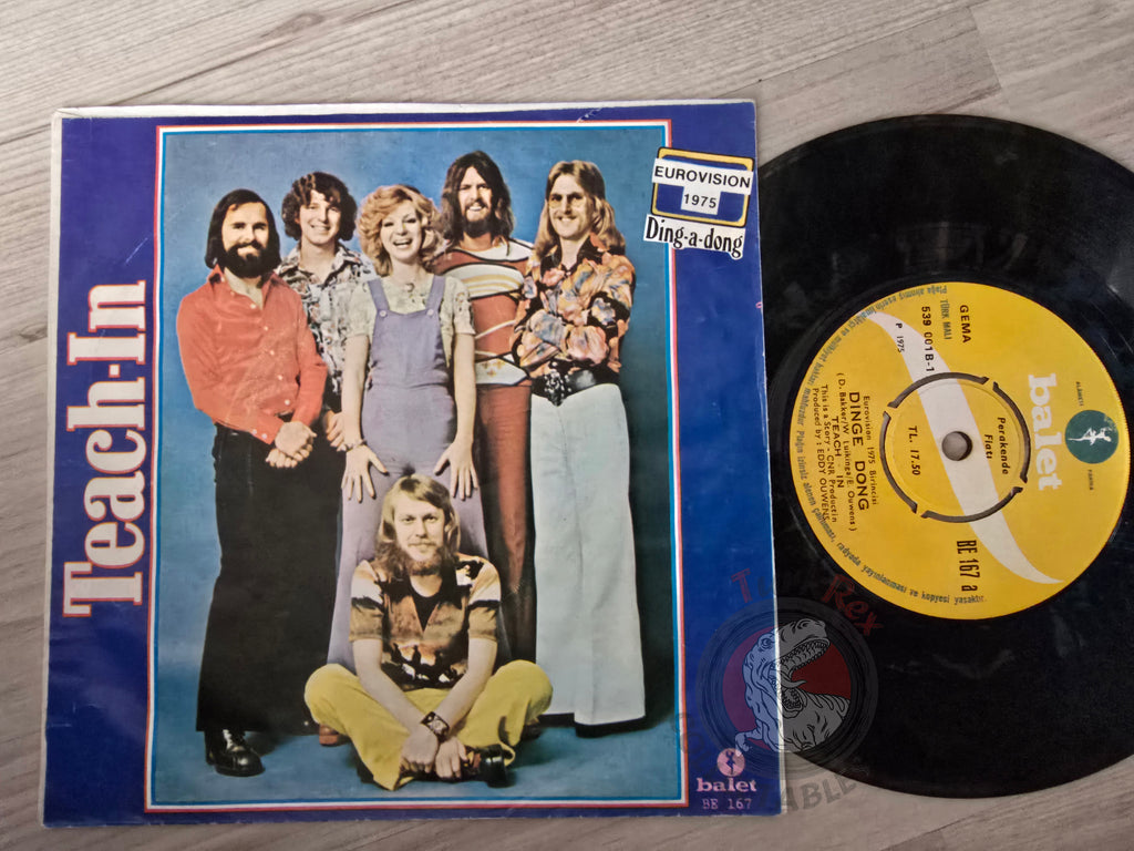 Teach In – Ding-A-Dong 7" Turkish Pressing Vinyl Turkey Edition Eurovision Balet