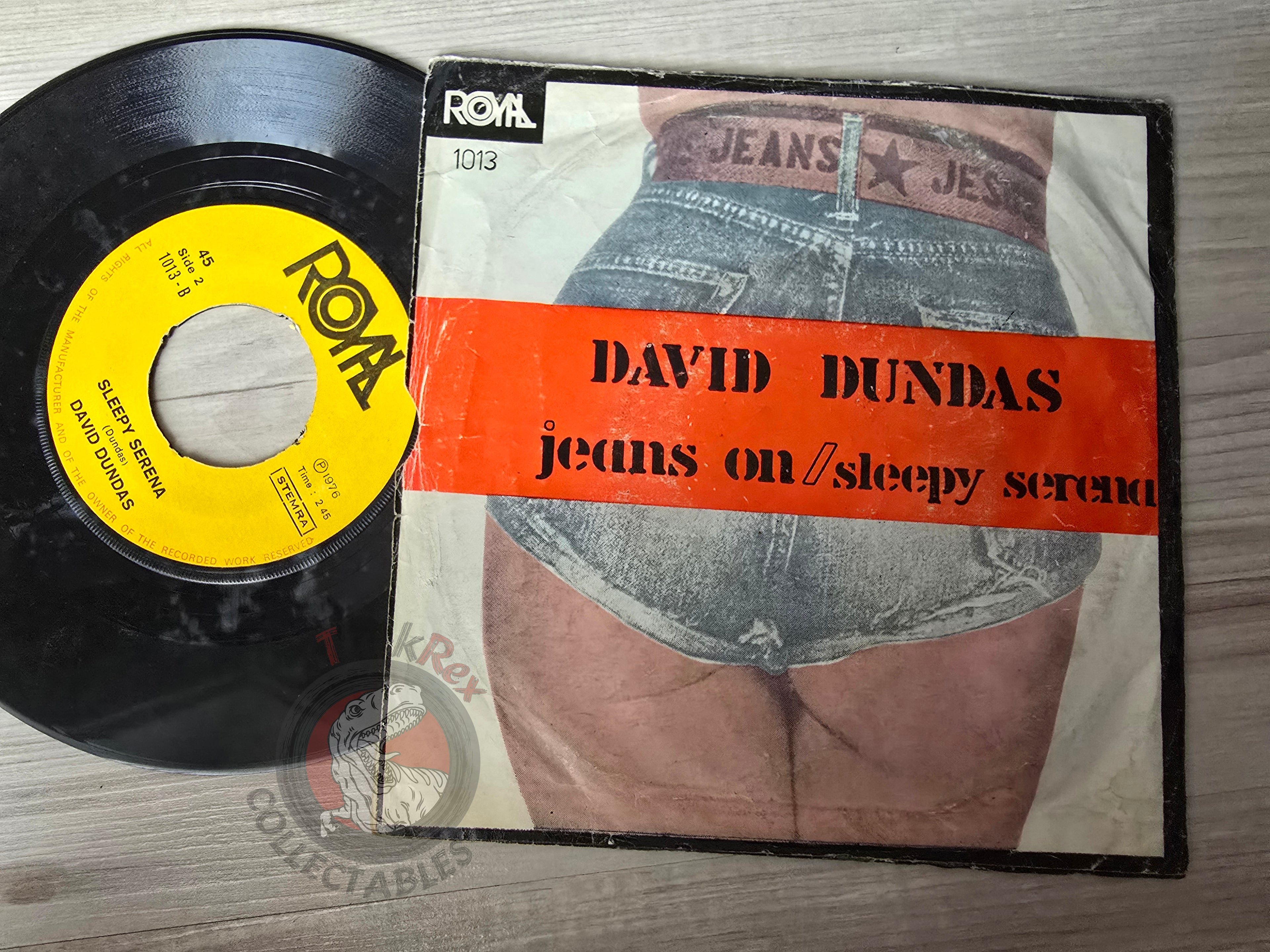 David Dundas – Jeans On / Sleepy Serena 7" Turkish Pressing Vinyl Turkey Edition