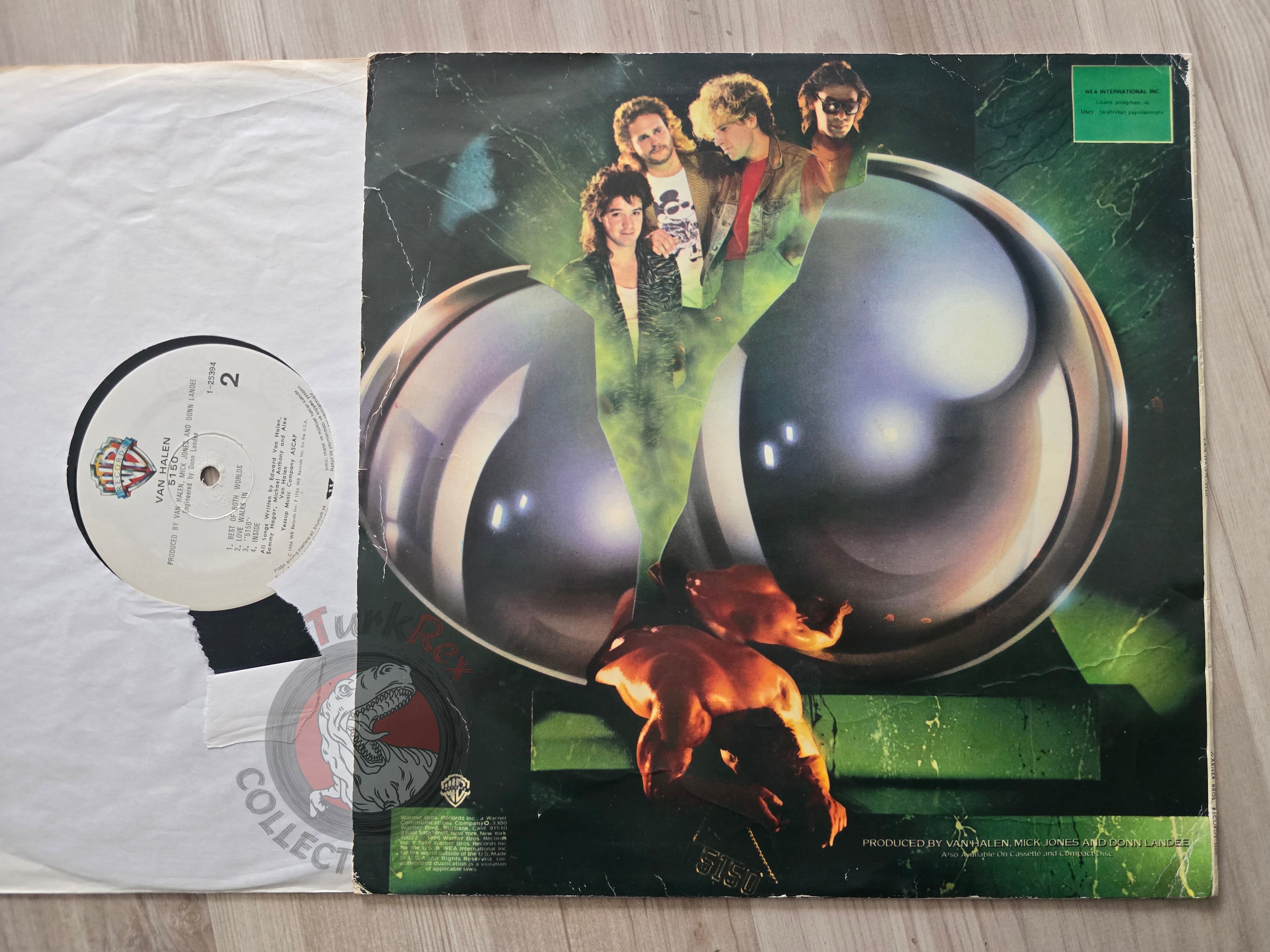 Van Halen – 5150 Turkish Pressing Vinyl Turkey Edition