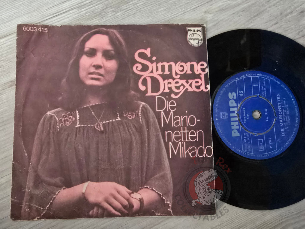 Simone Drexel – Die Marionetten 7" Turkish Pressing Vinyl Turkey Edition Eurovision