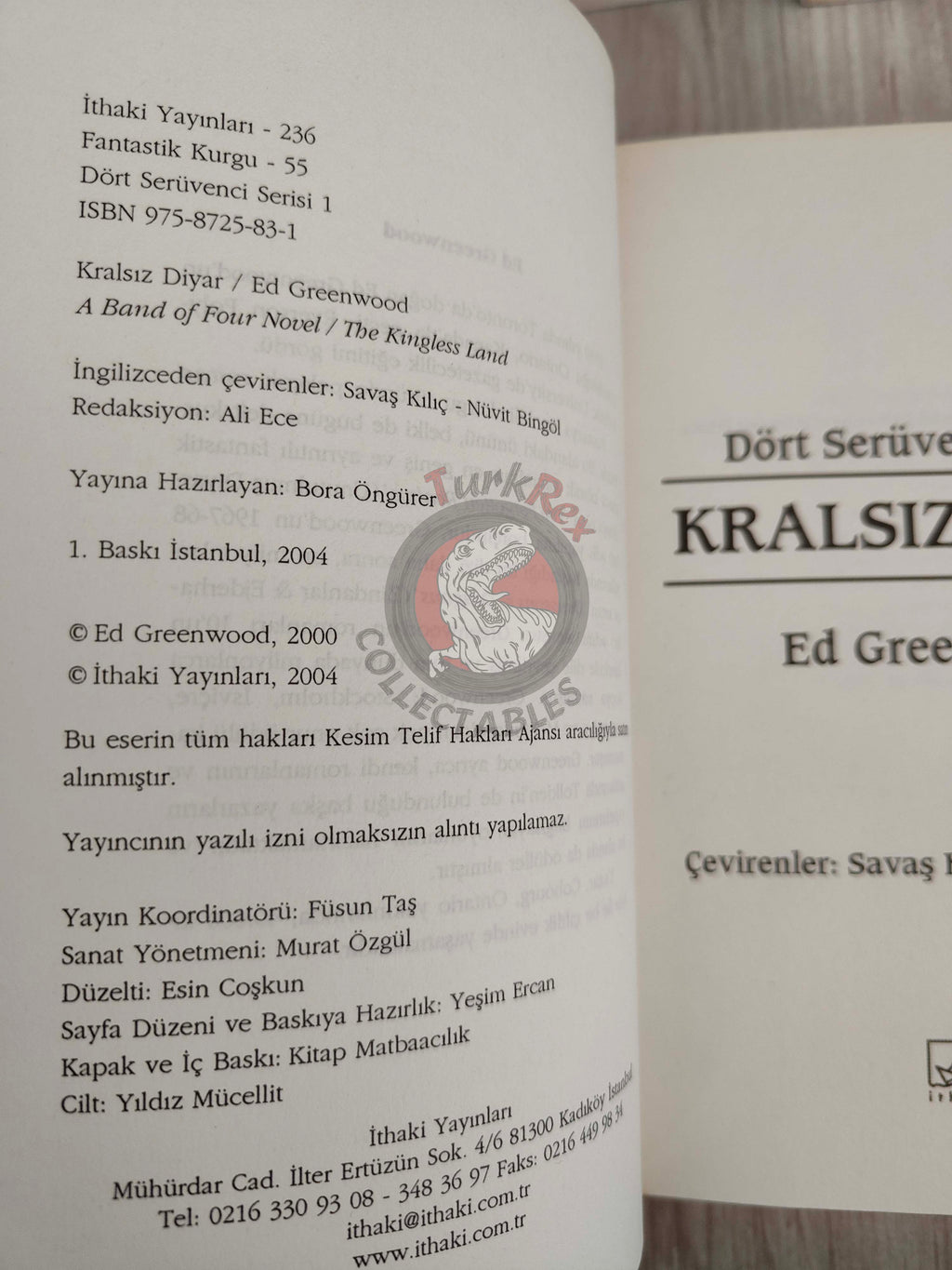 Ed Greenwood – A Band of Four Series 2004 1st Turkish Book Turkey