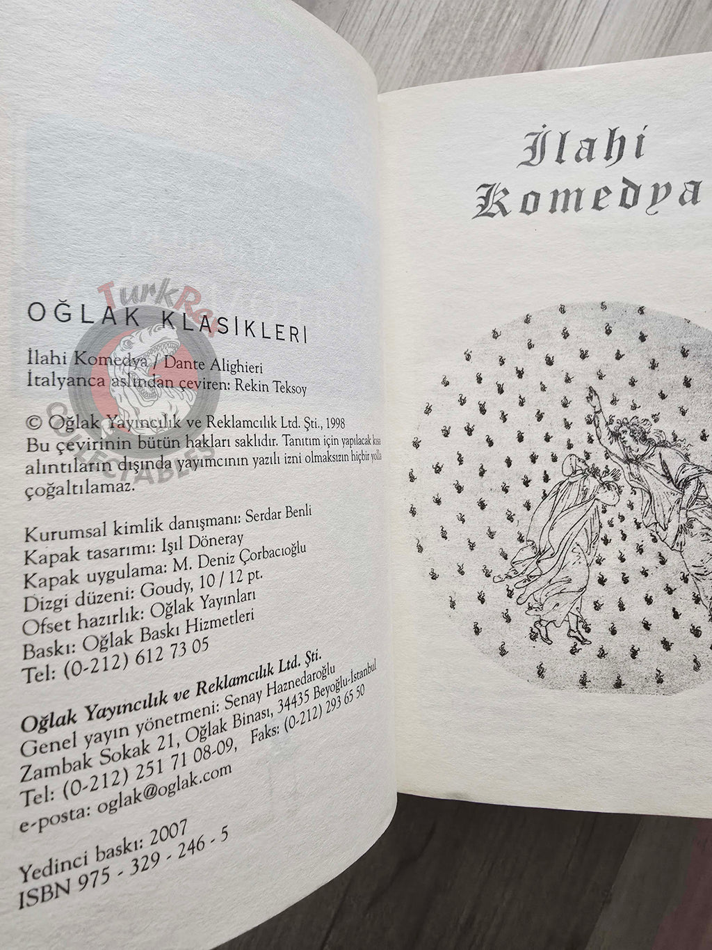 Dante Alighieri – The Divine Comedy 2007 Turkish Book Turkey