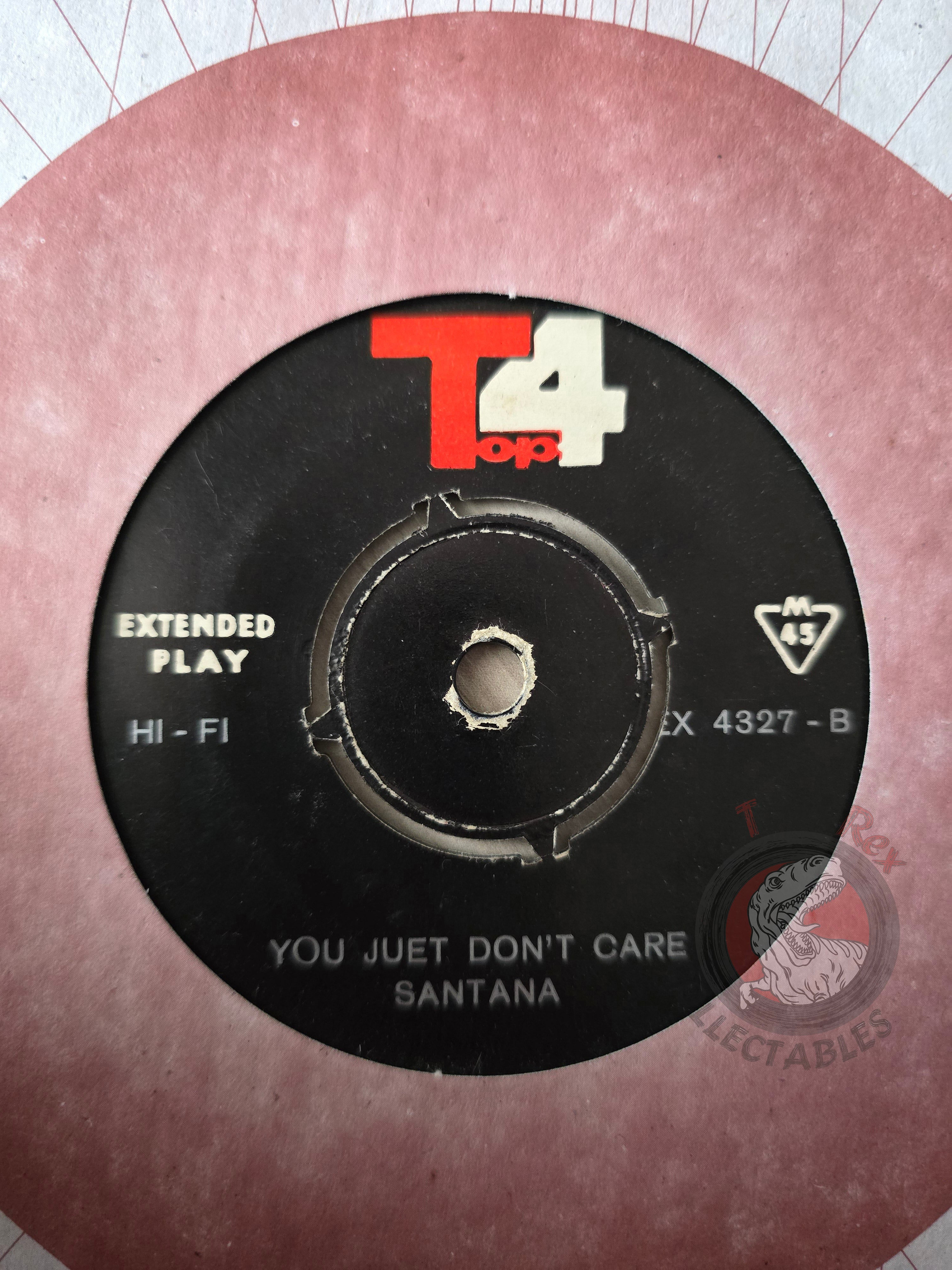Santana – Jingo / You Just Don't Care 7" Iran Pressing Vinyl Iranian Edition 1
