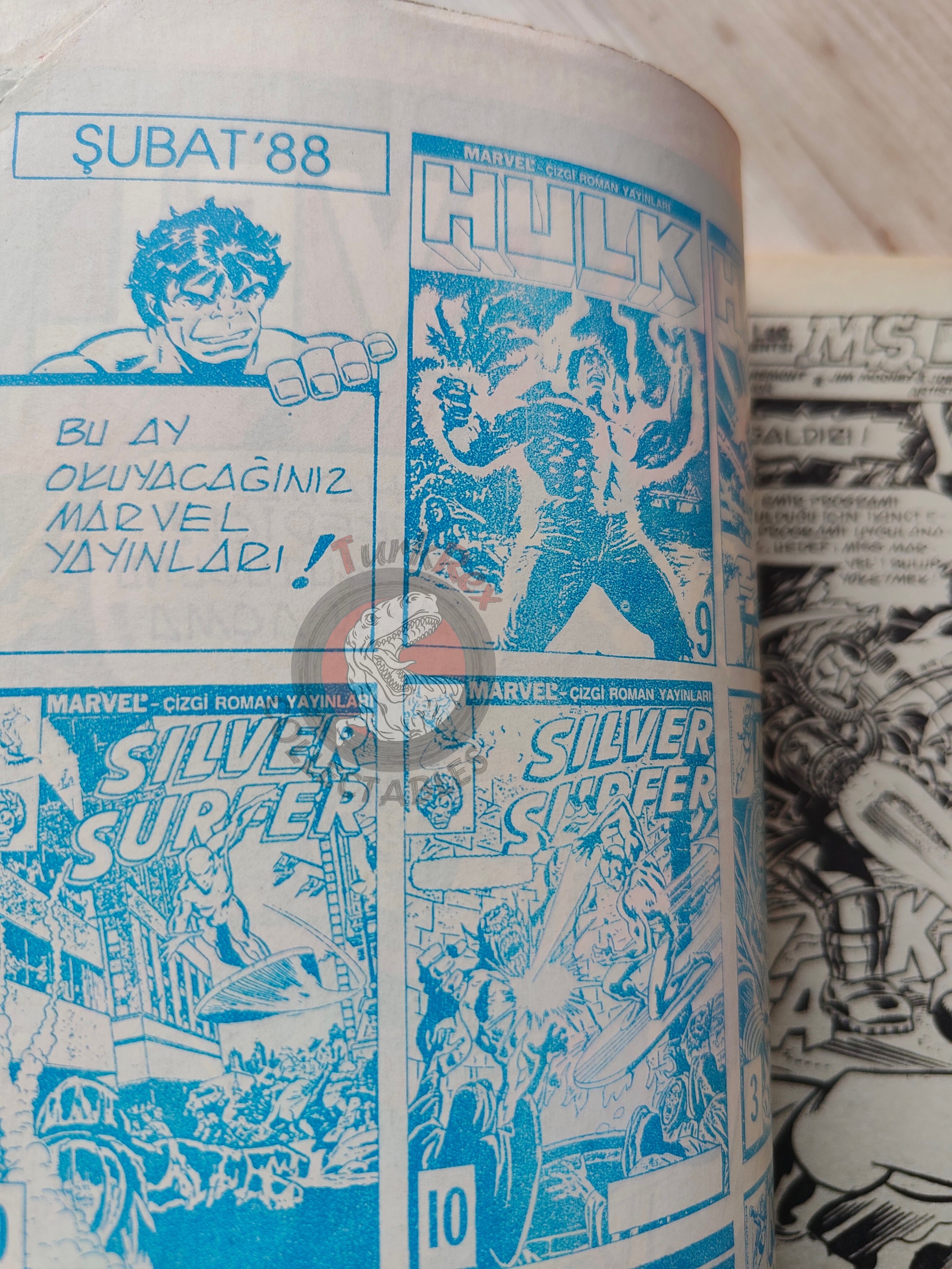 Ms. Marvel #3 1988 Turkish Comic Turkey #4 #5 #6