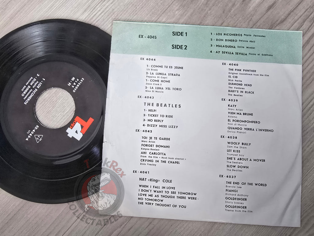 Pepita Fernandez / Dolores Abril / Sara Montiel / Flores El Gaditano 7" Iran Pressing Vinyl Iranian Edition