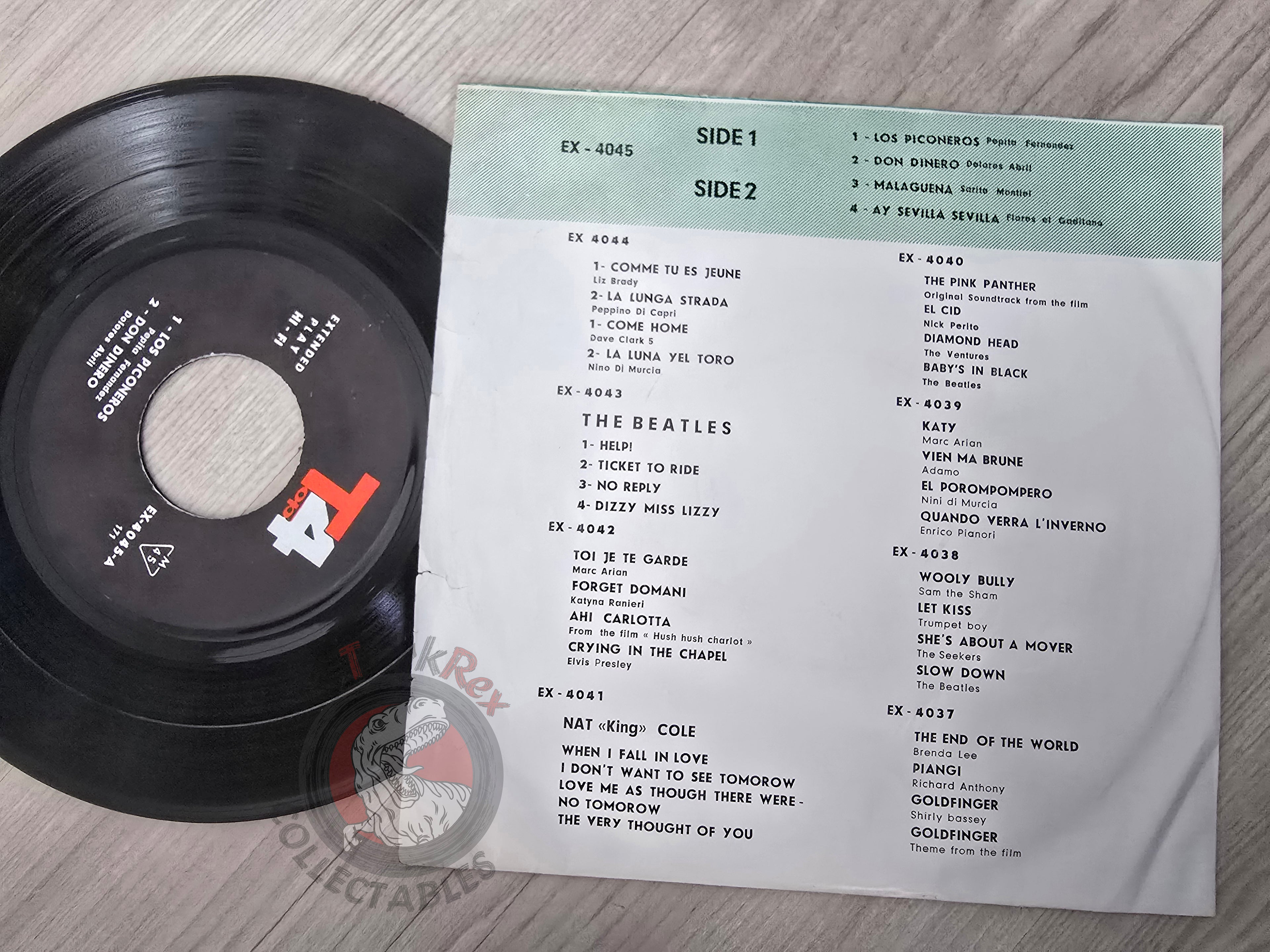 Pepita Fernandez / Dolores Abril / Sara Montiel / Flores El Gaditano 7" Iran Pressing Vinyl Iranian Edition