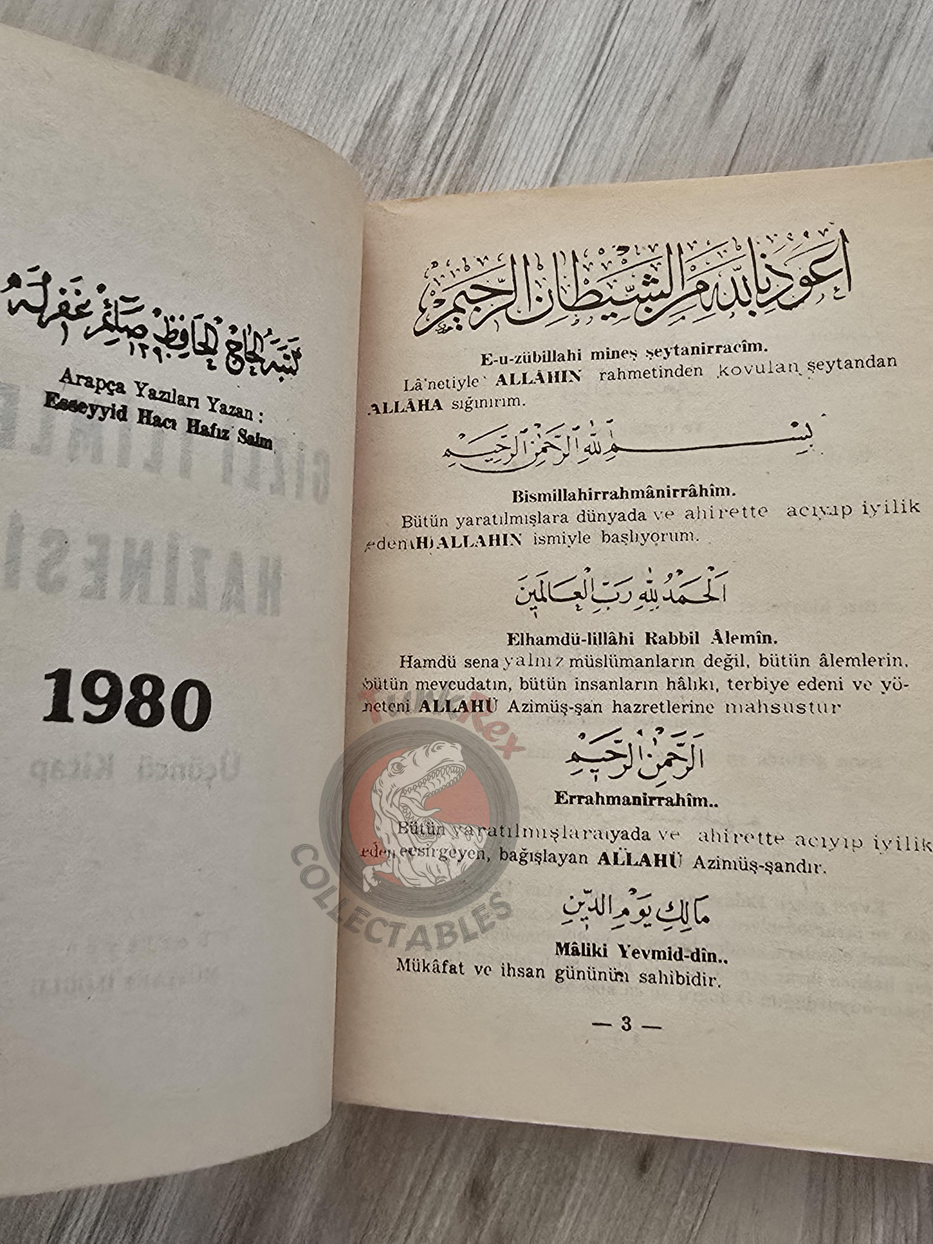 Hidden Sciences Vol 3 Islamic Occult Havass Vefq Spells Charm Turkish Book Islam Talisman