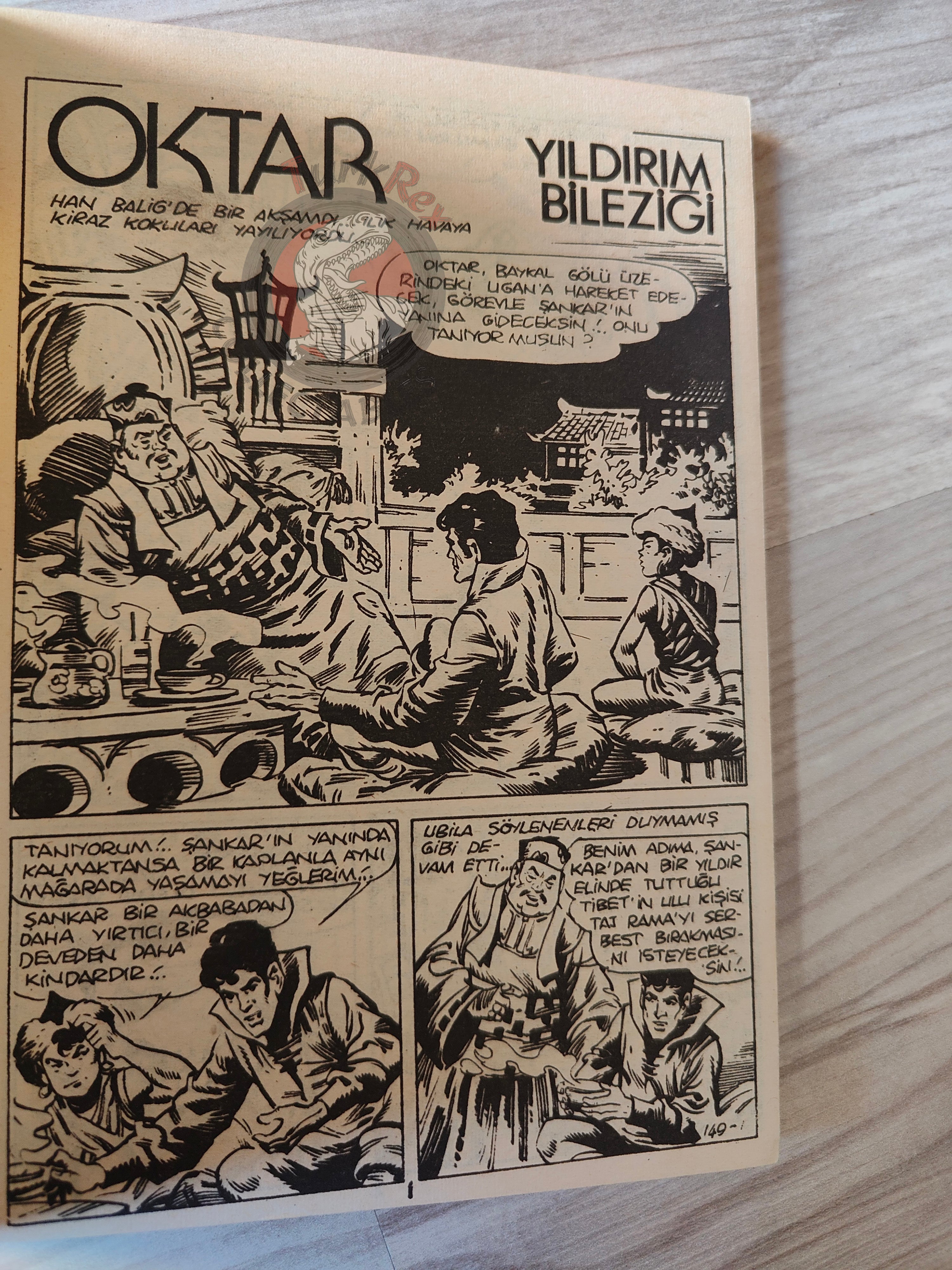 Oktar #3 1981 Turkish Comic Turkey Marco Polo Mon Journal