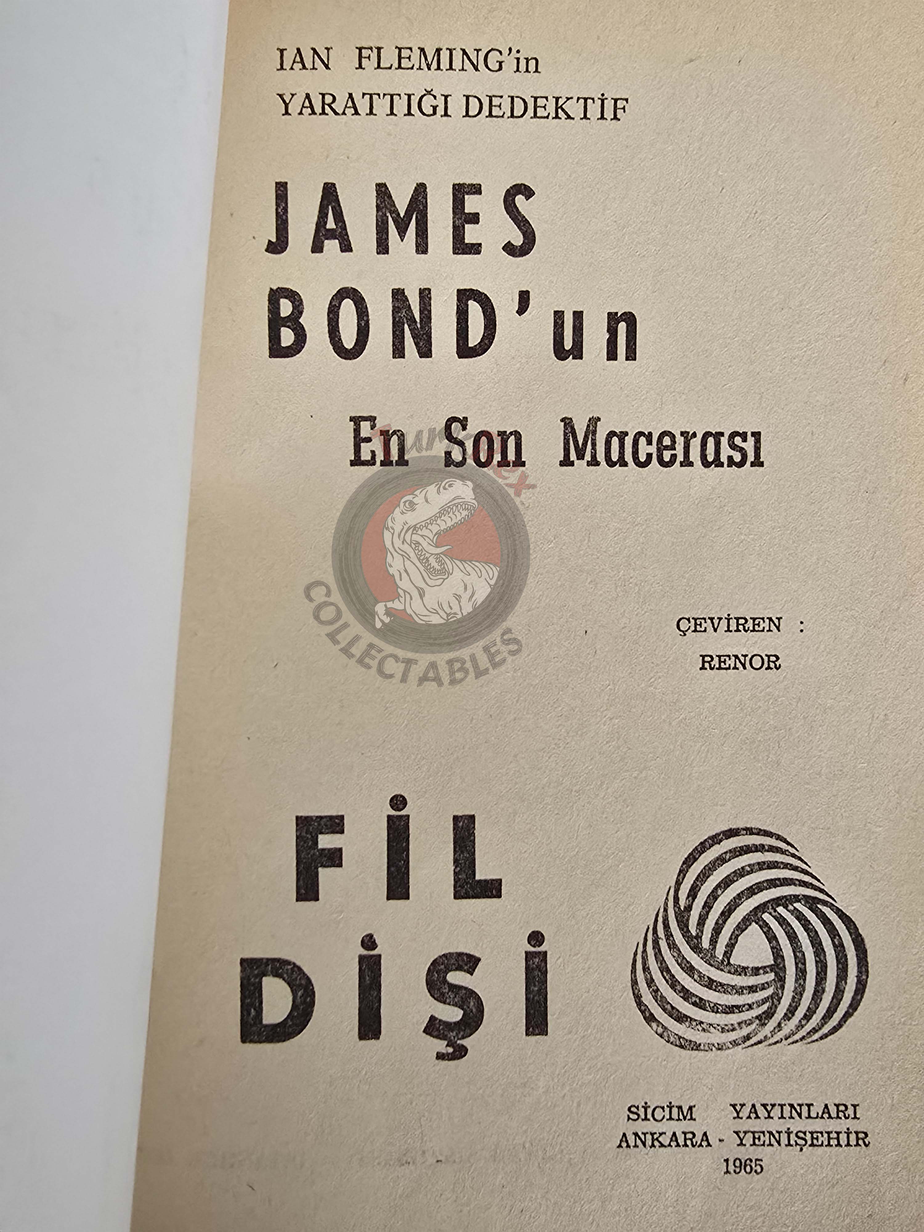 James Bond Pseudo-Bond 1965 Turkish Book Turkey Ian Fleming The Ugly American
